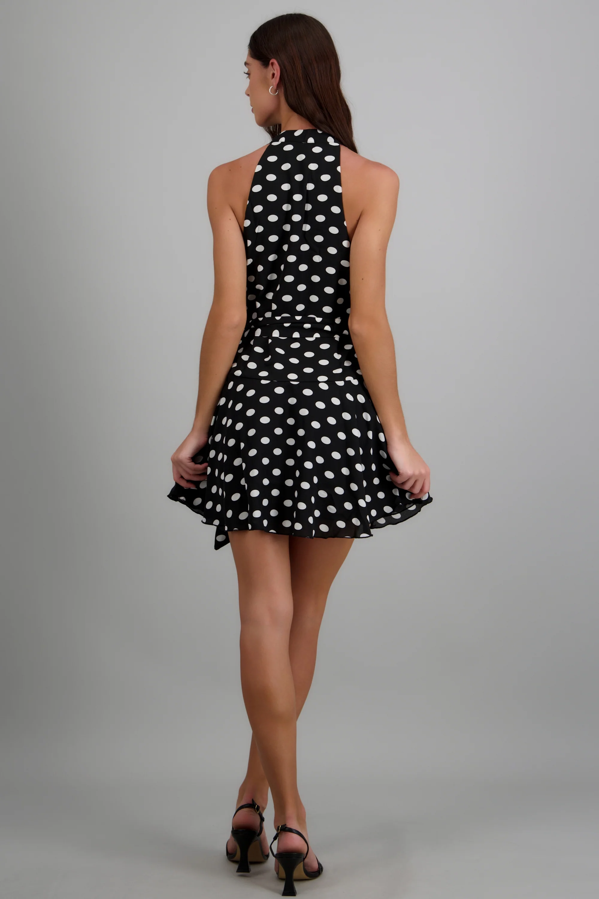 Vestido cruzado polka dots - Image 4