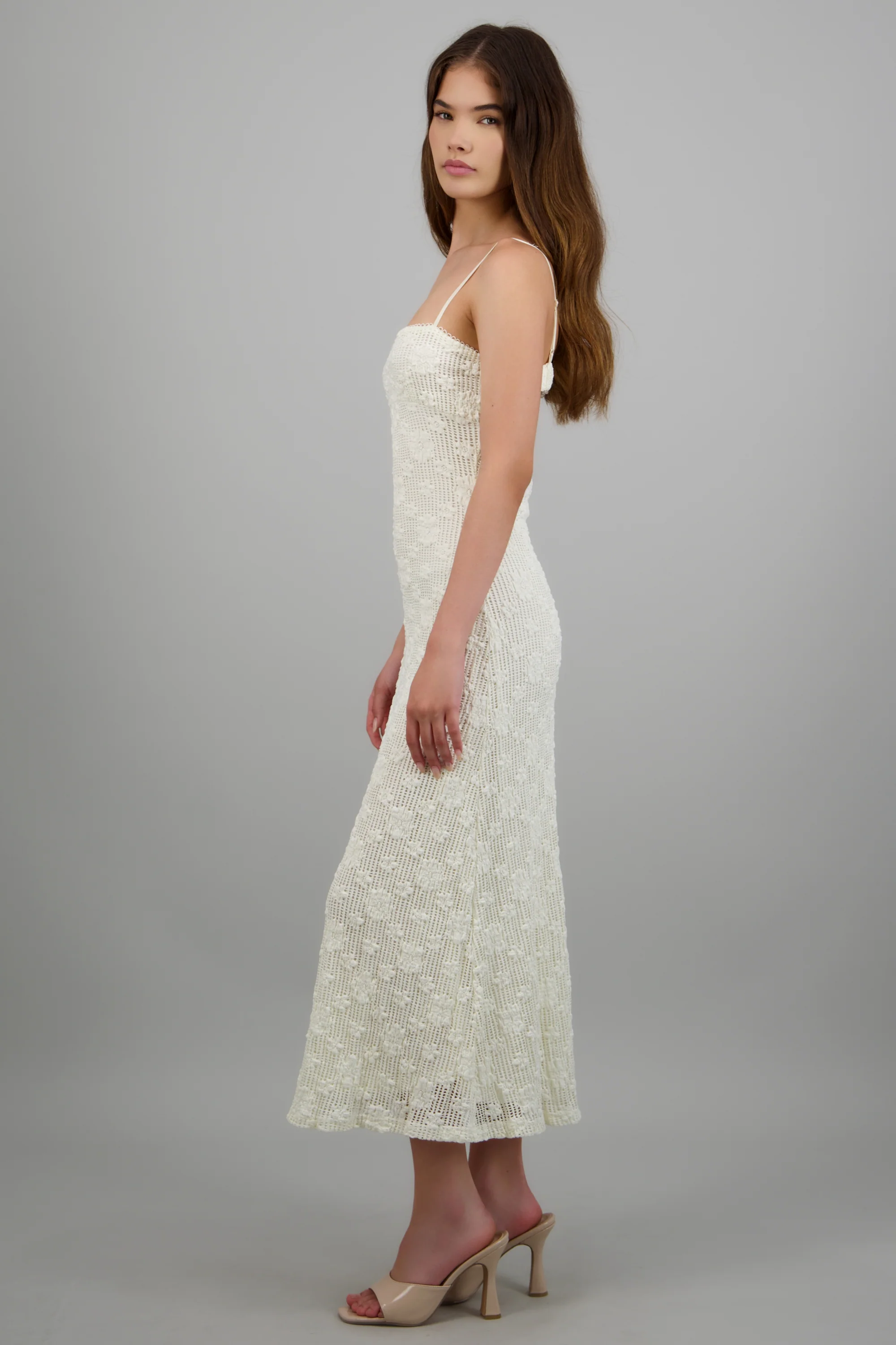 Vestido encaje con tirantes - Image 2