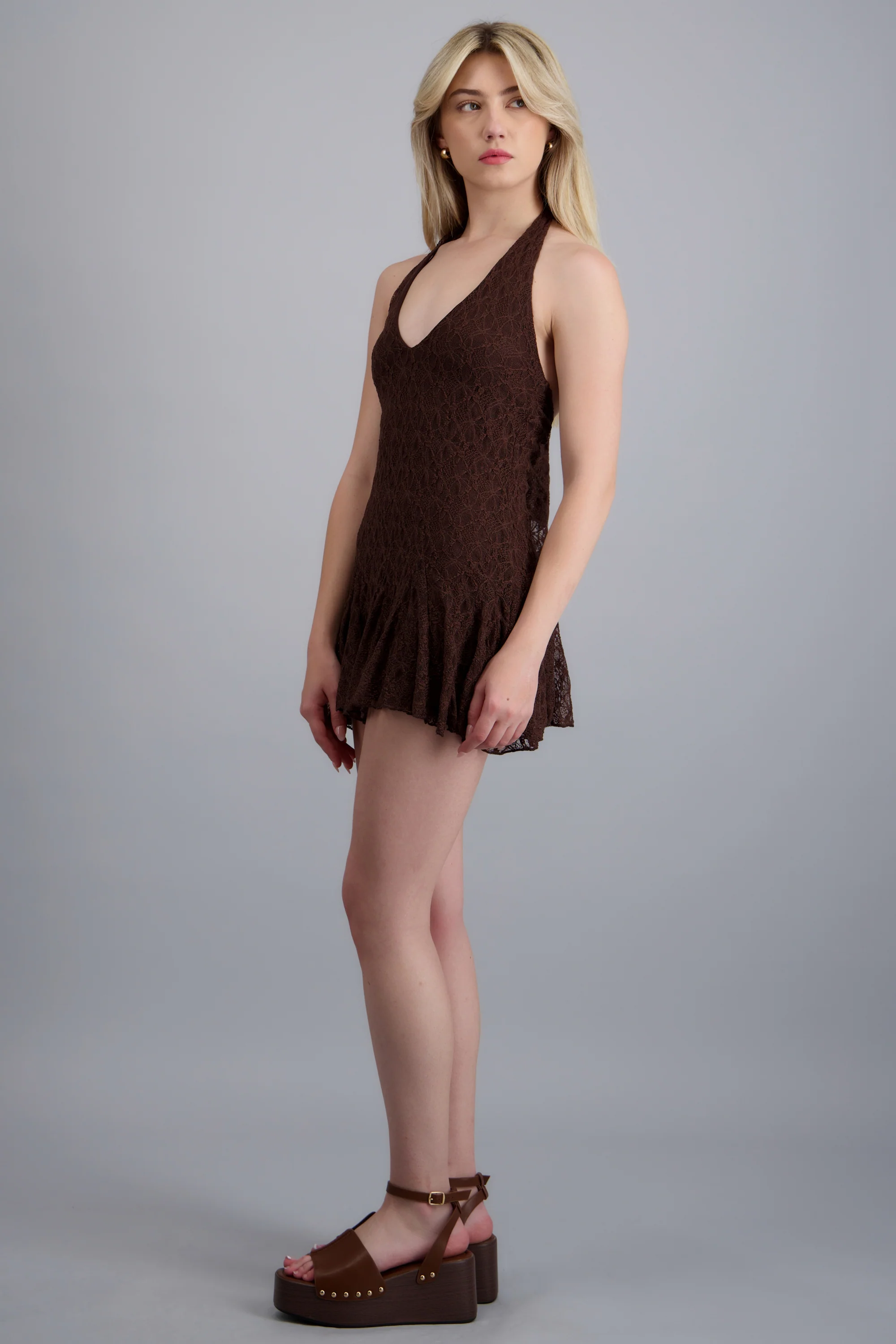 Vestido encaje halter - Image 4