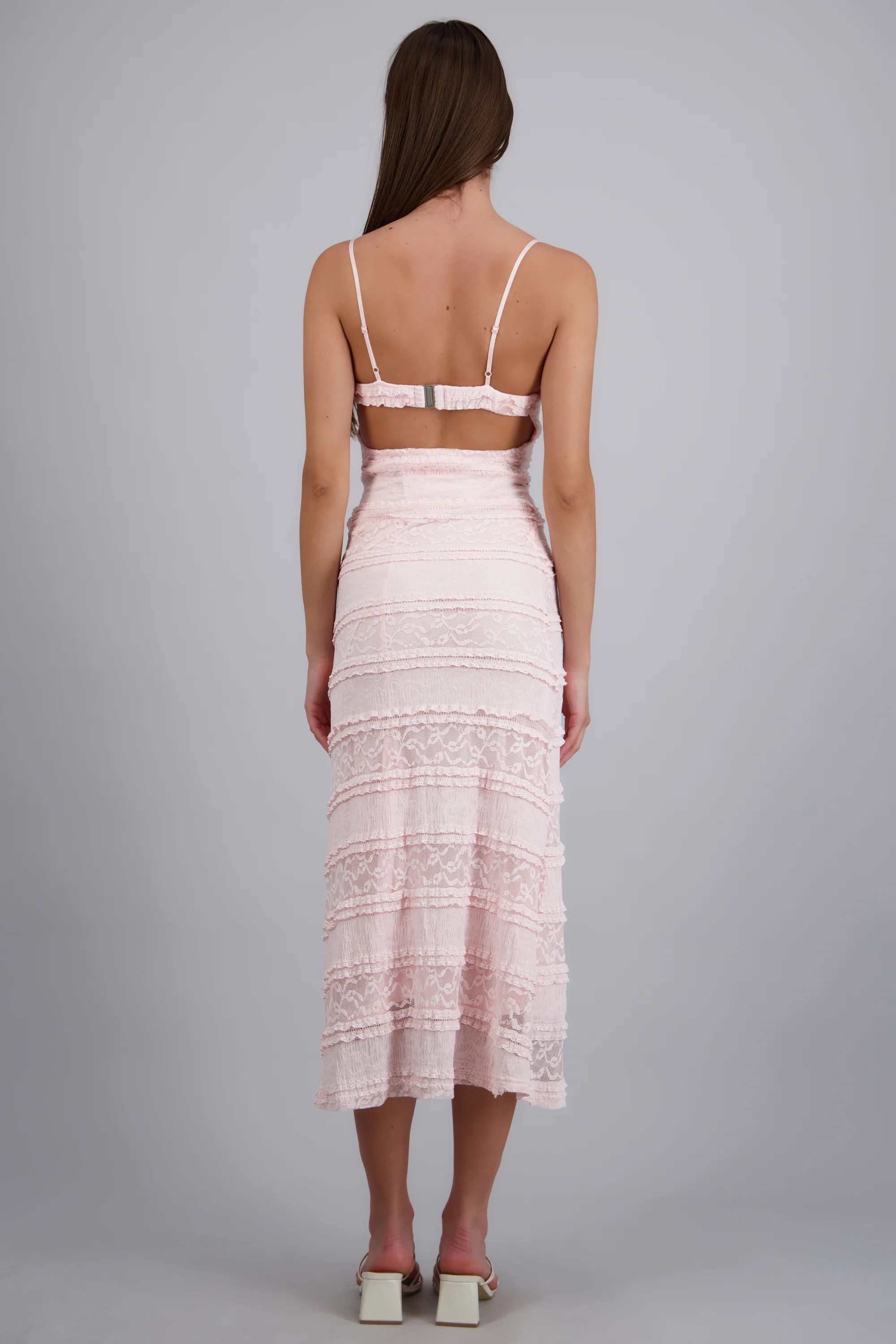 Vestido encaje maxi bodycon - Image 4