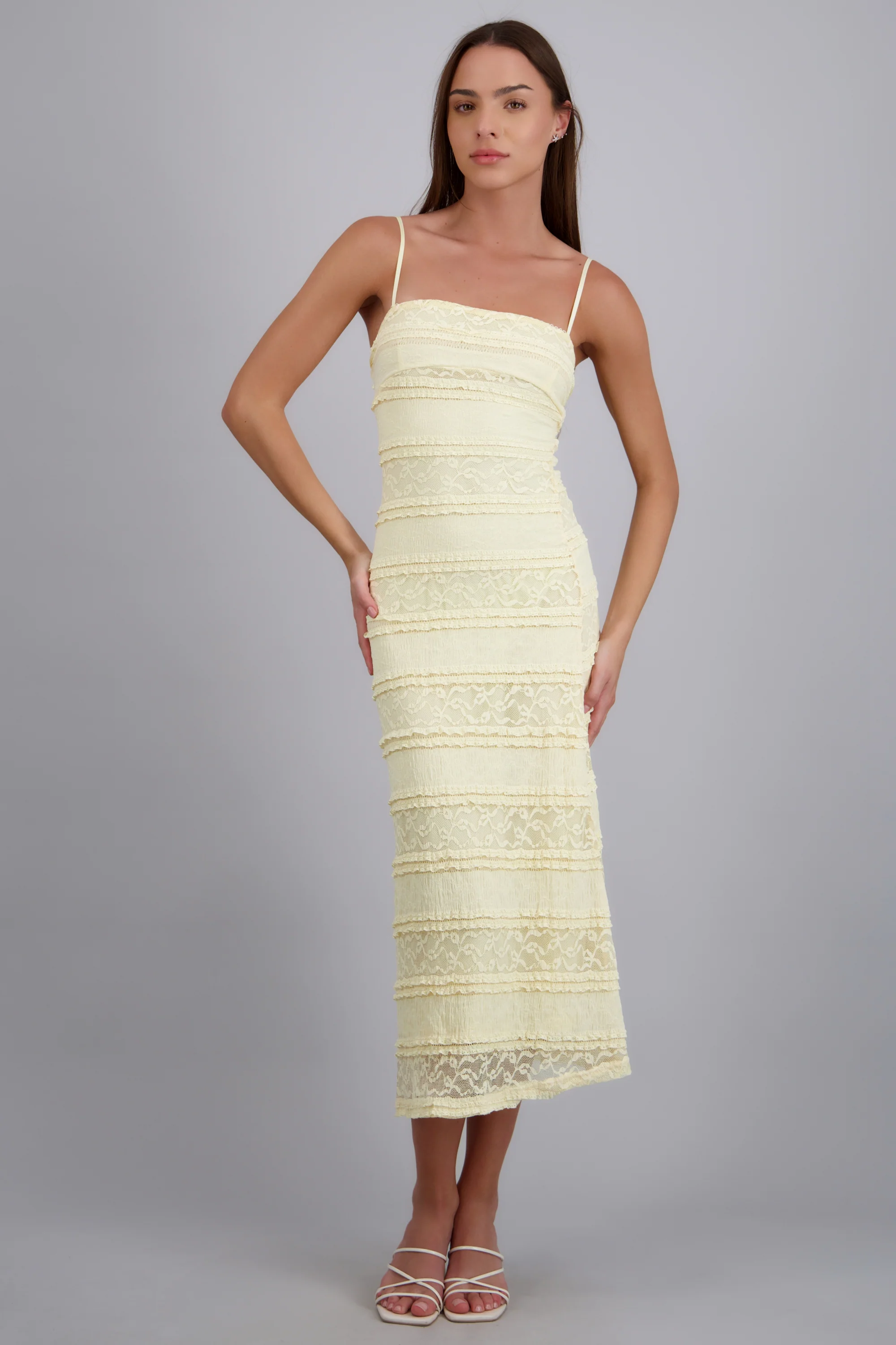 Vestido encaje maxi bodycon - Image 2