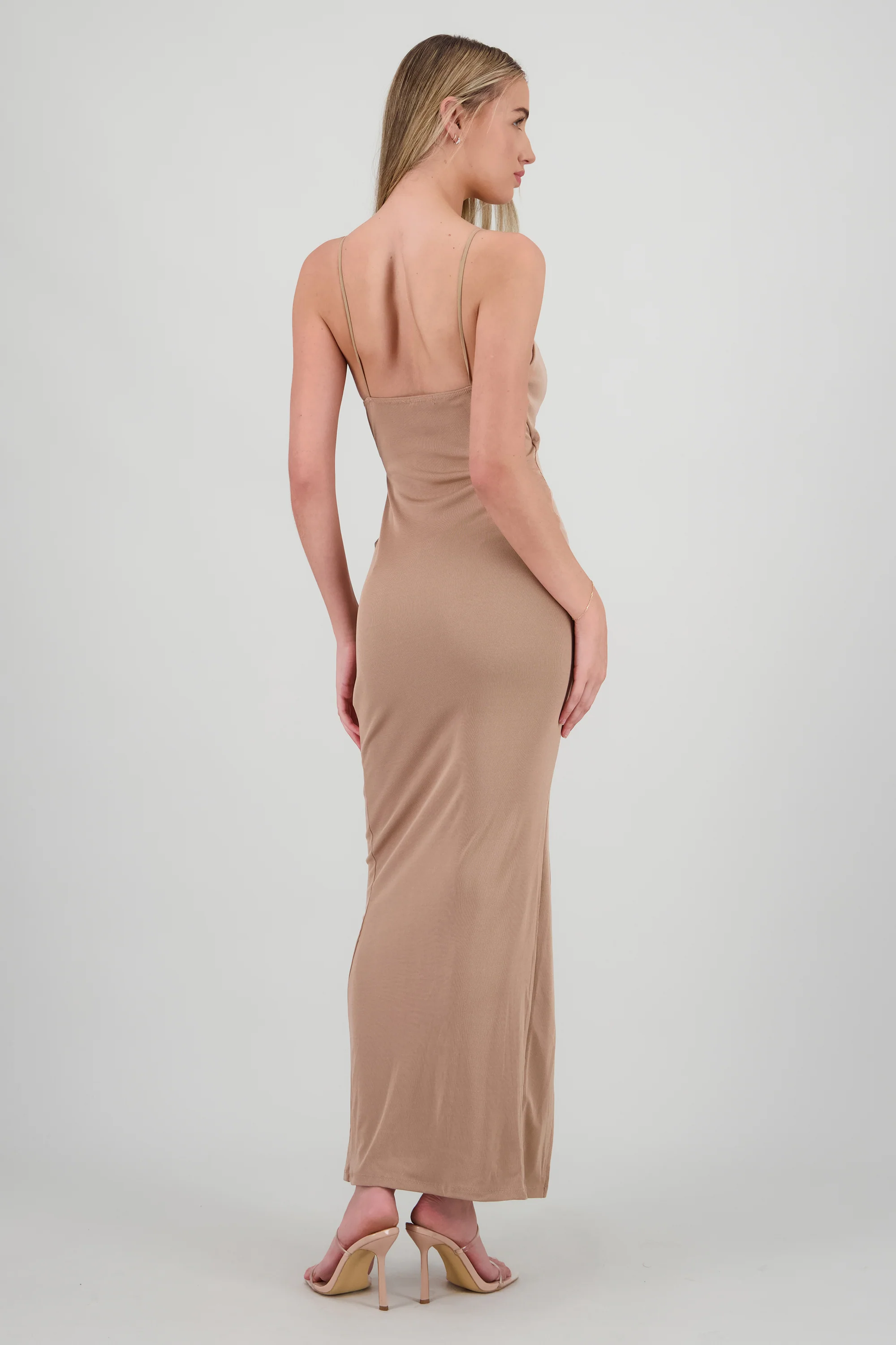 Vestido escote cuadrado tirantes - Image 4