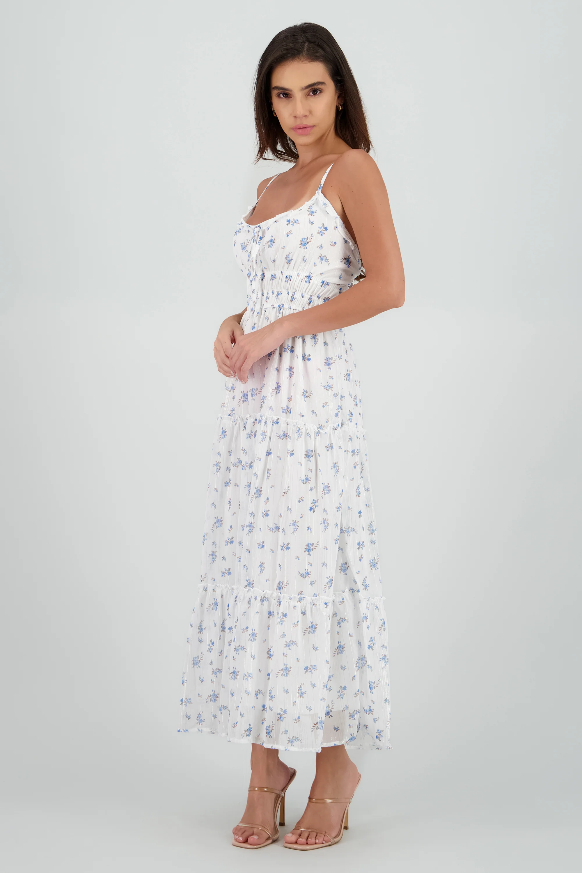 Vestido estampado con tirantes - Image 2