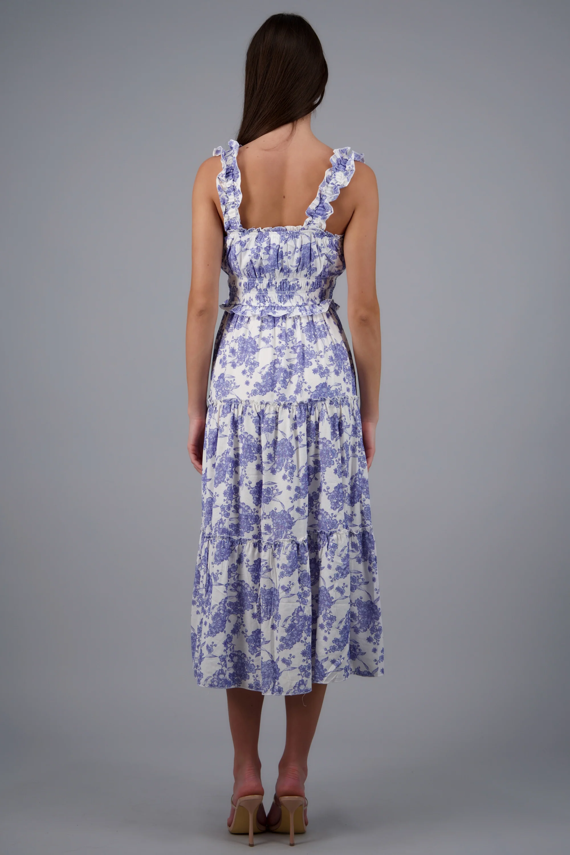 VESTIDO ESTAMPADO FLORES DET TIRANTES - Image 4