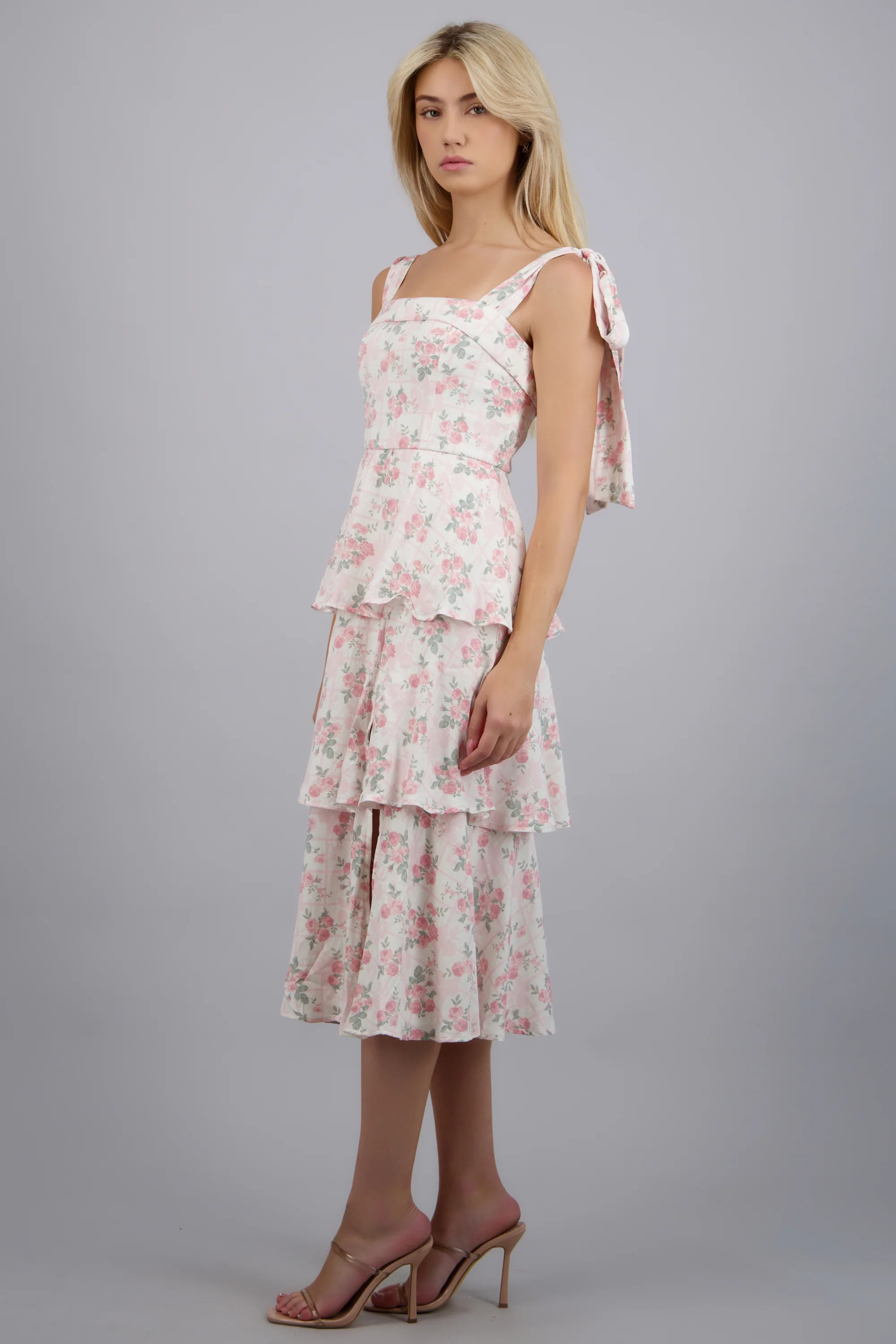 Vestido estampado flores olanes - Image 2