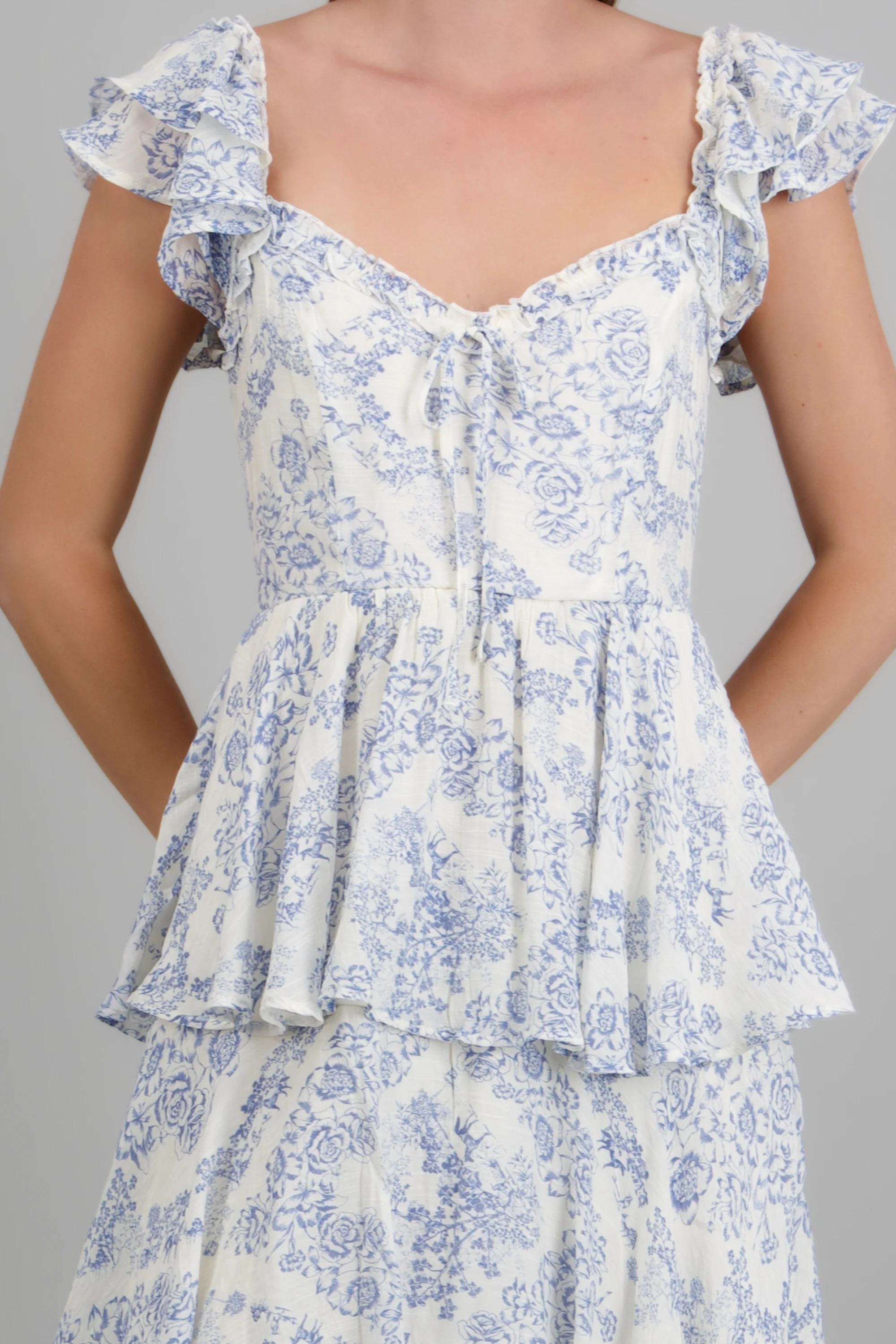 Vestido estampado flores olanes - Image 5