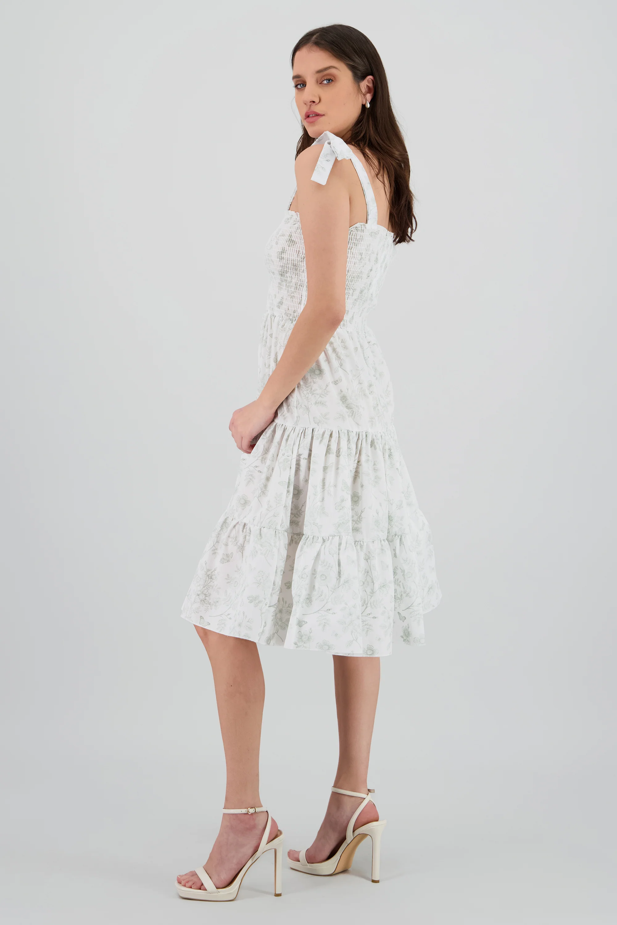 Vestido estampado flores olanes - Image 3