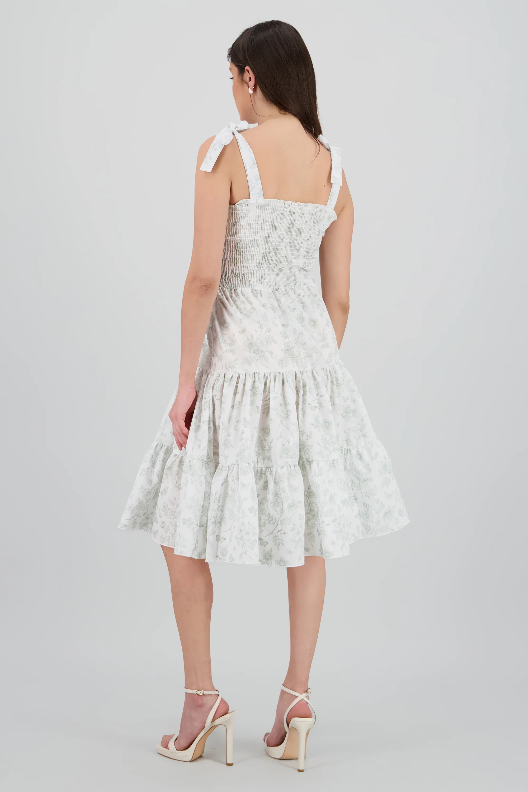 Vestido estampado flores olanes - Image 4