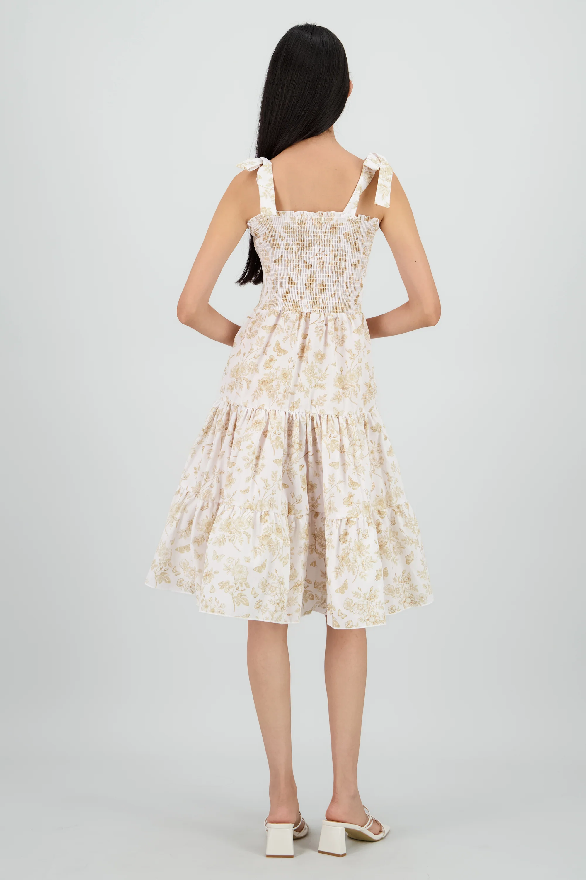 Vestido estampado flores olanes - Image 4