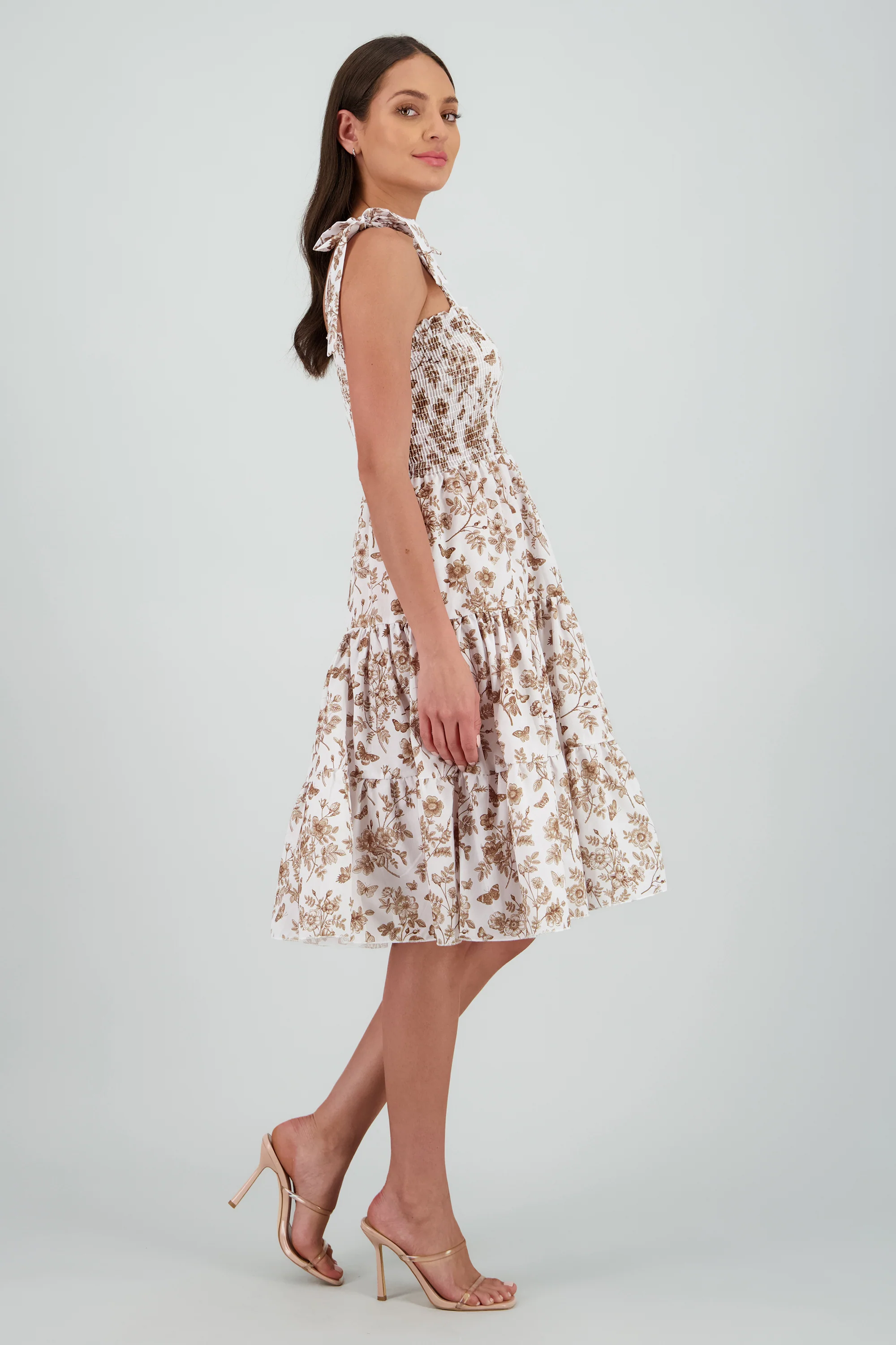 Vestido estampado flores olanes - Image 3