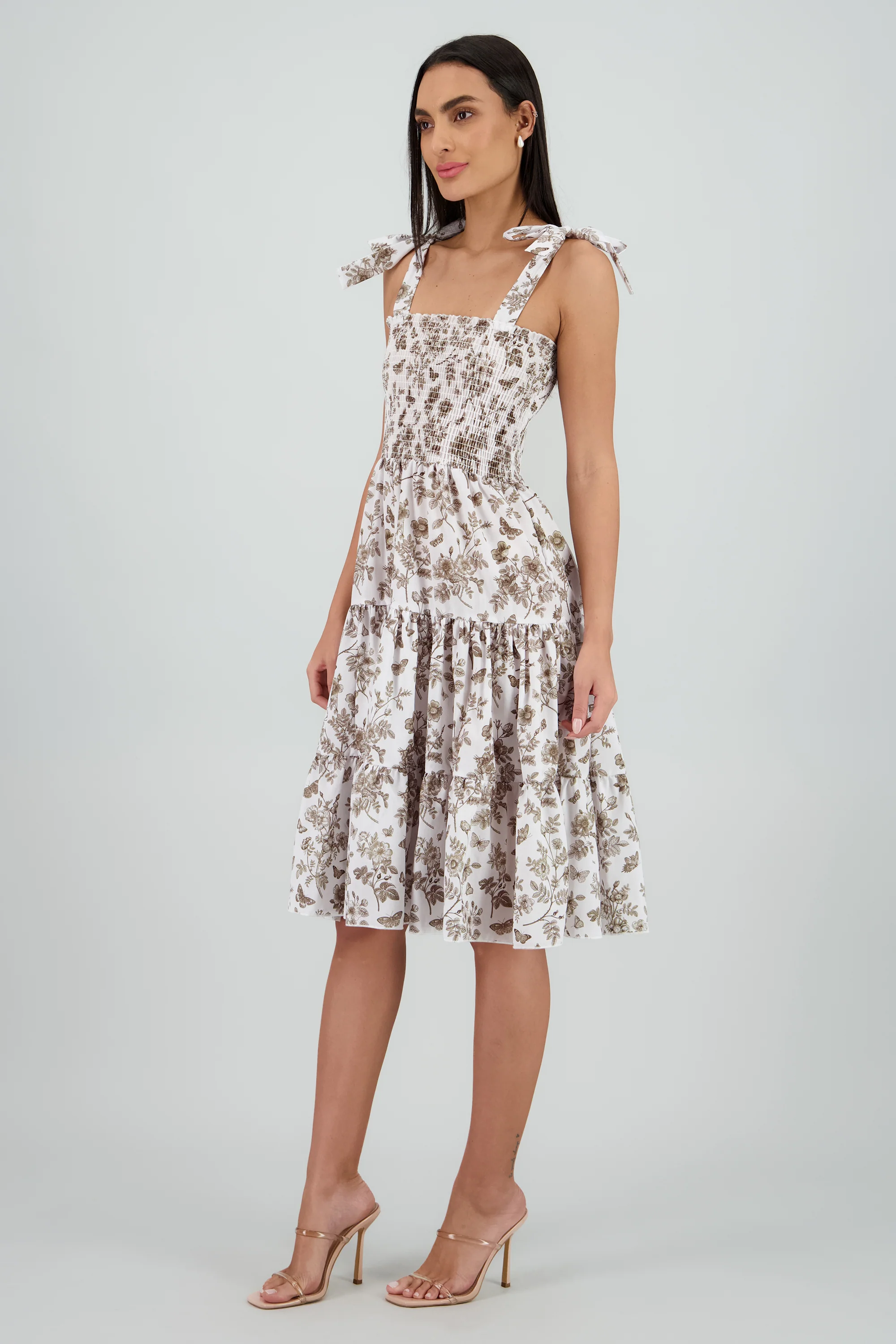 Vestido estampado flores olanes - Image 3
