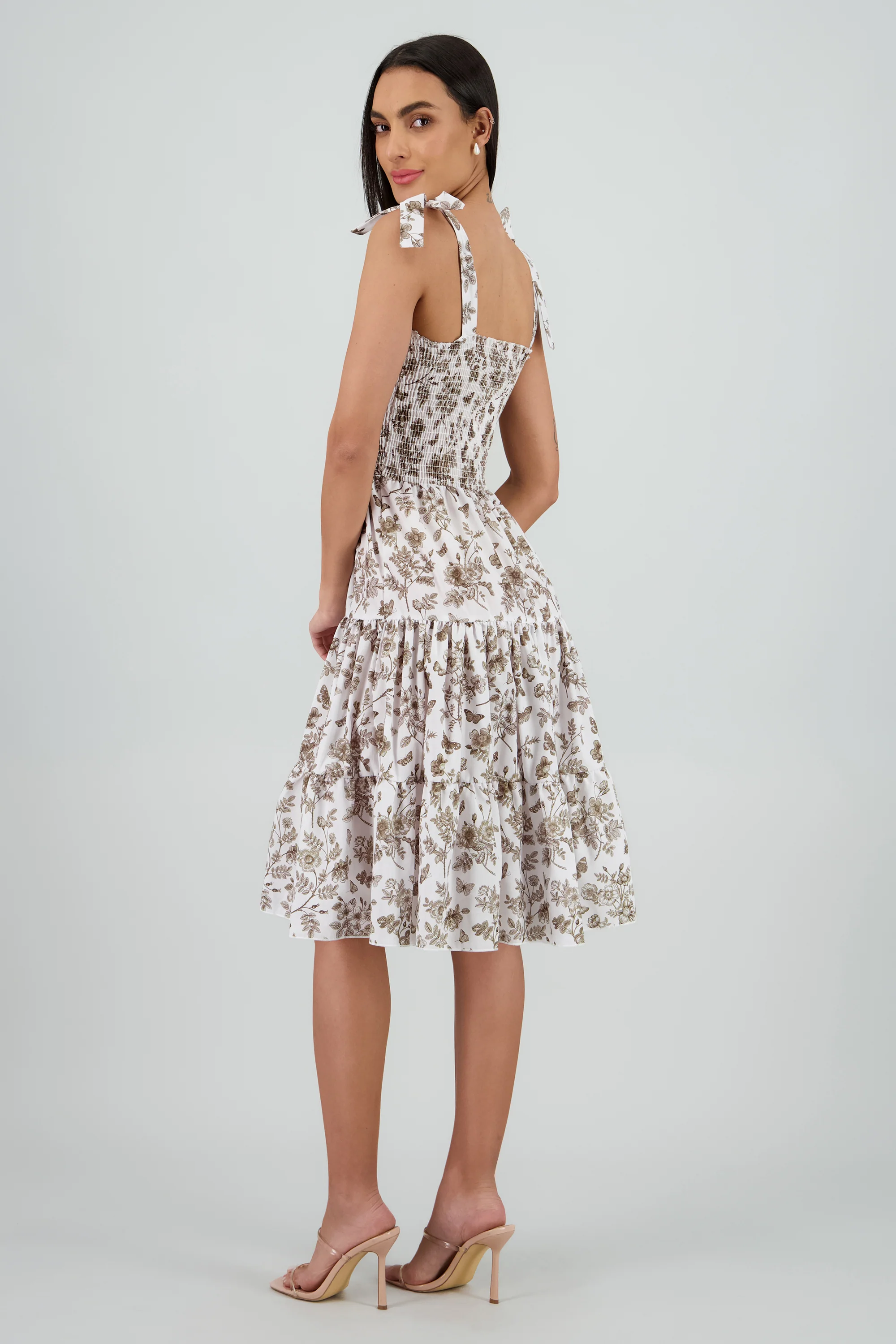 Vestido estampado flores olanes - Image 4