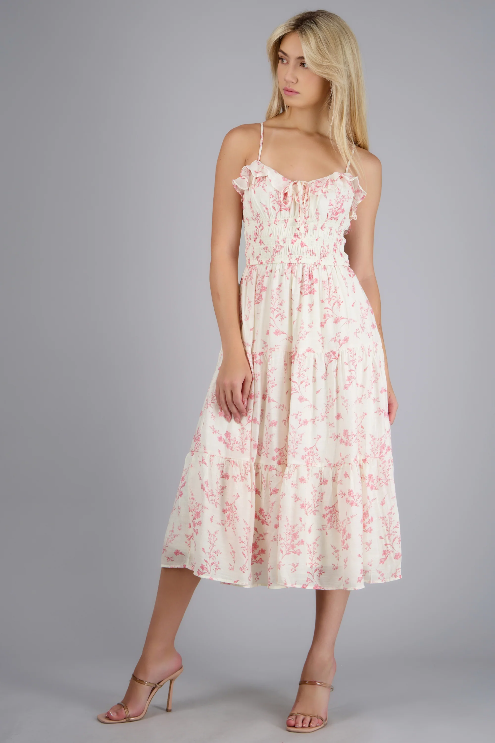 Vestido estampado flores tirantes - Image 3