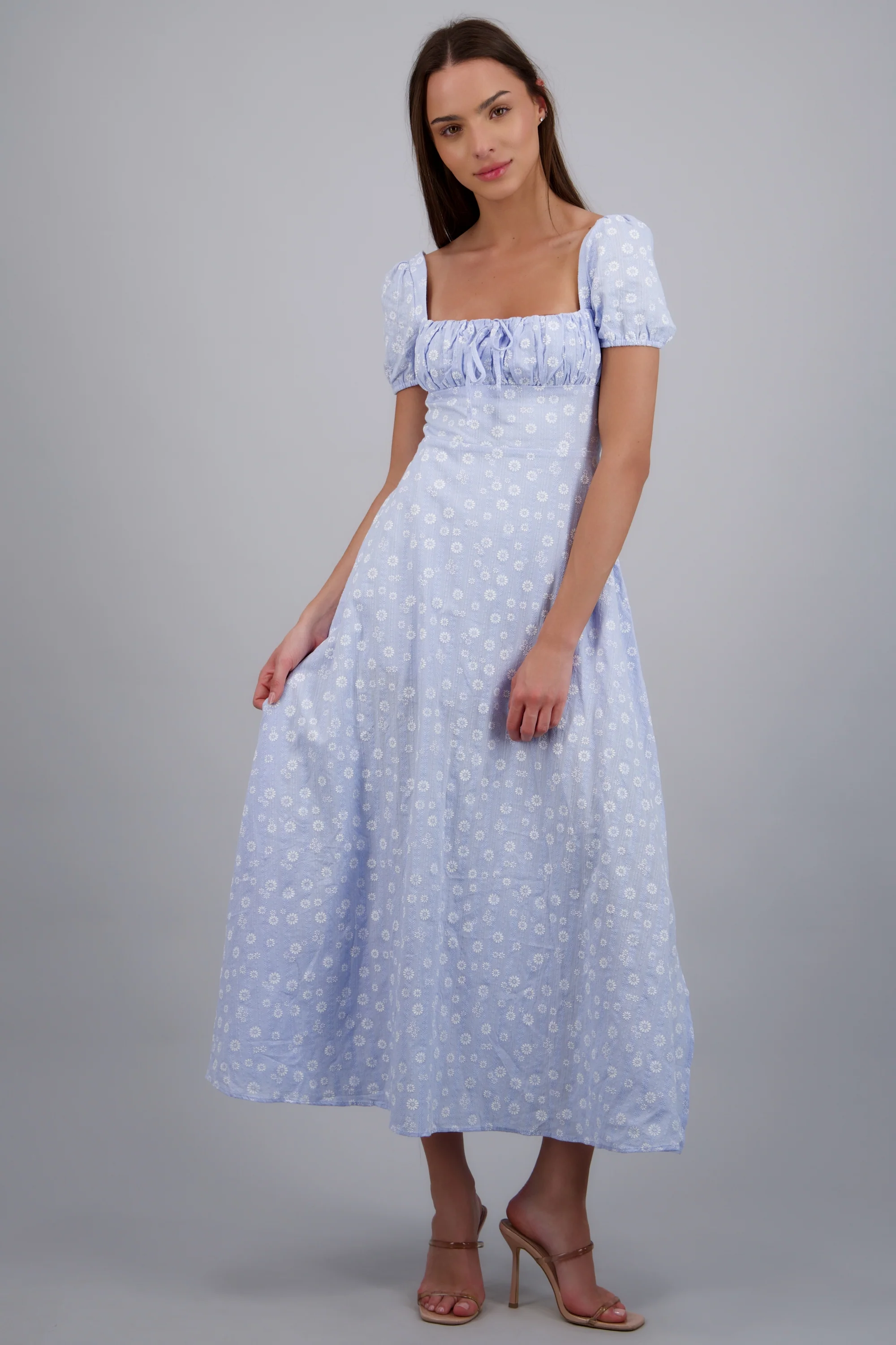 Vestido estampado mini flores - Image 3