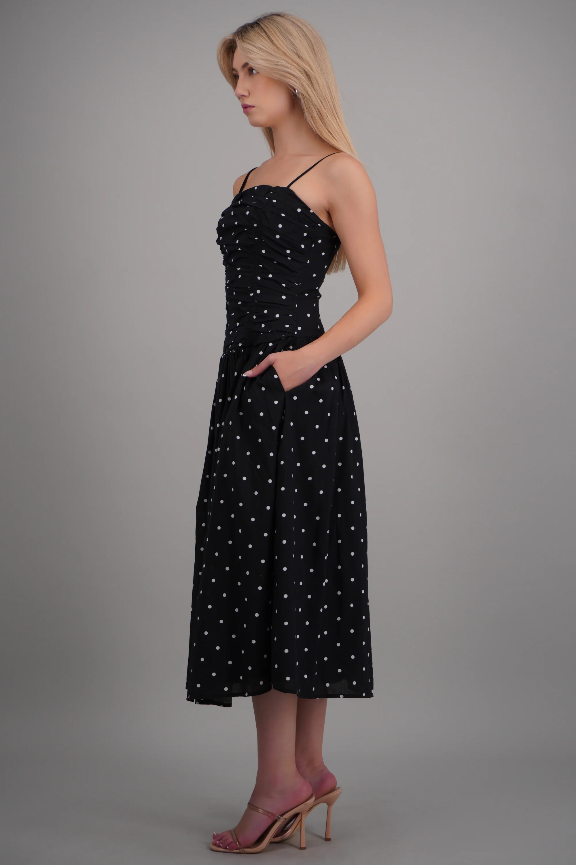 Vestido estampado polka dots - Image 3