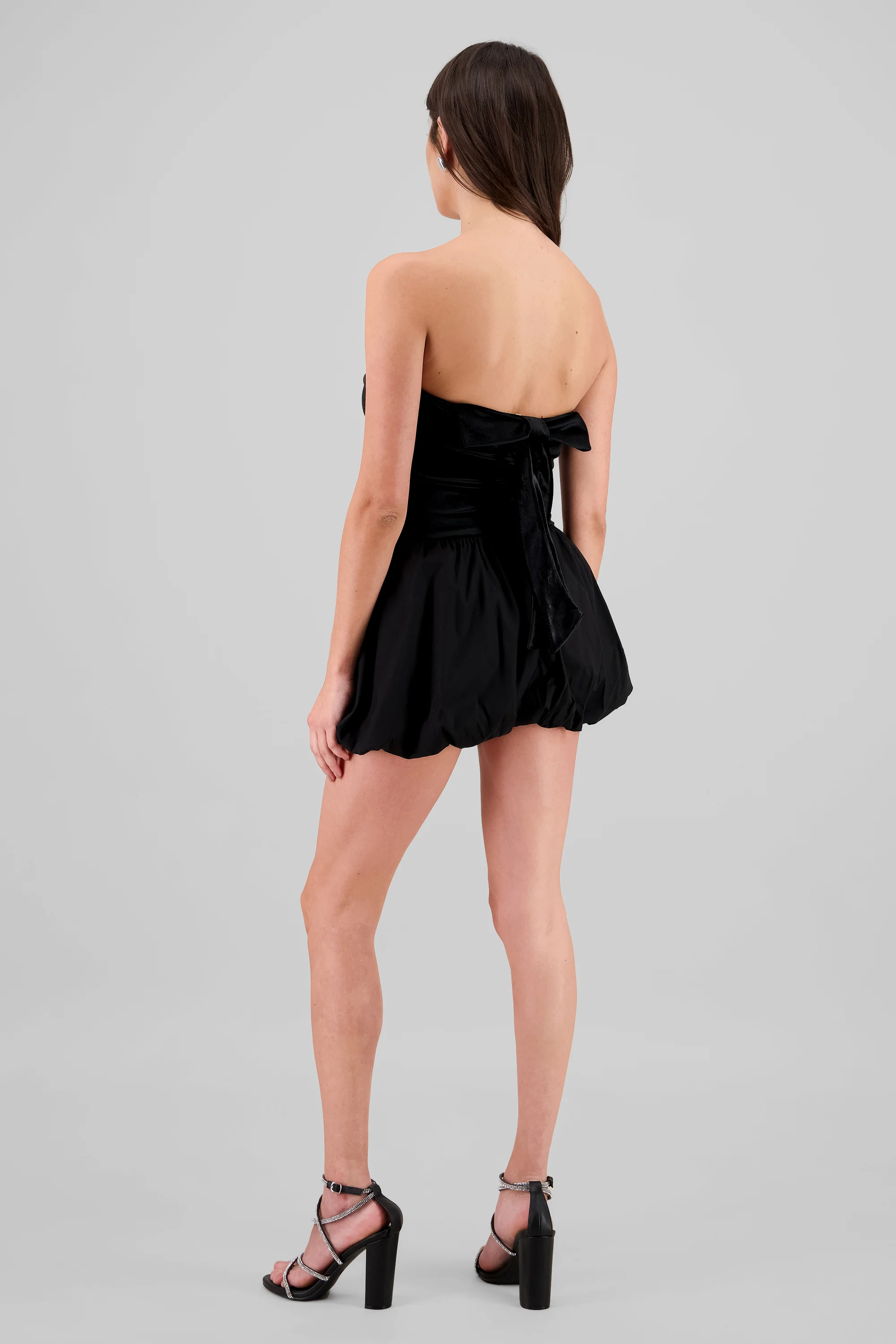 Vestido falda globo terciopelo - Image 4
