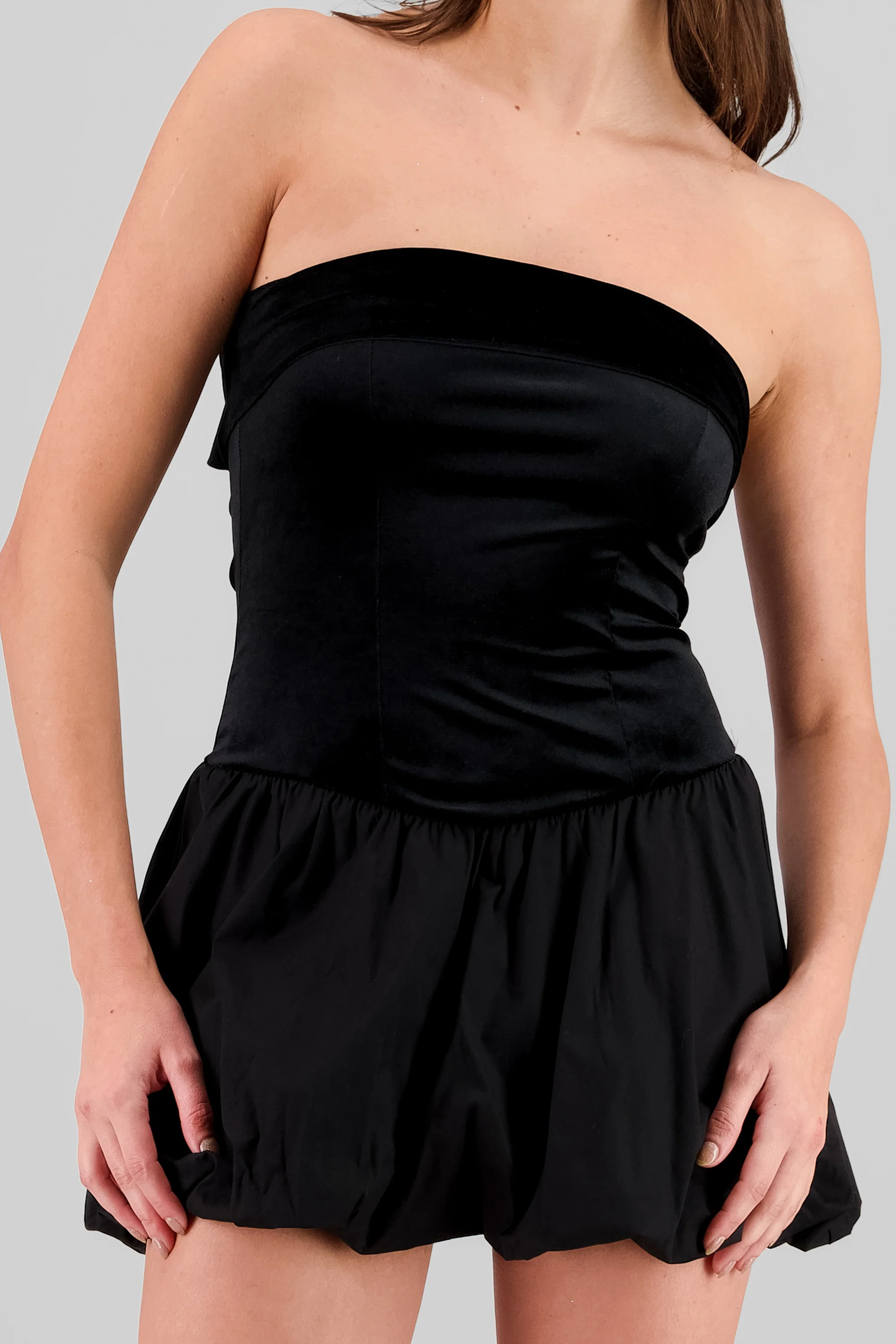 Vestido falda globo terciopelo - Image 5