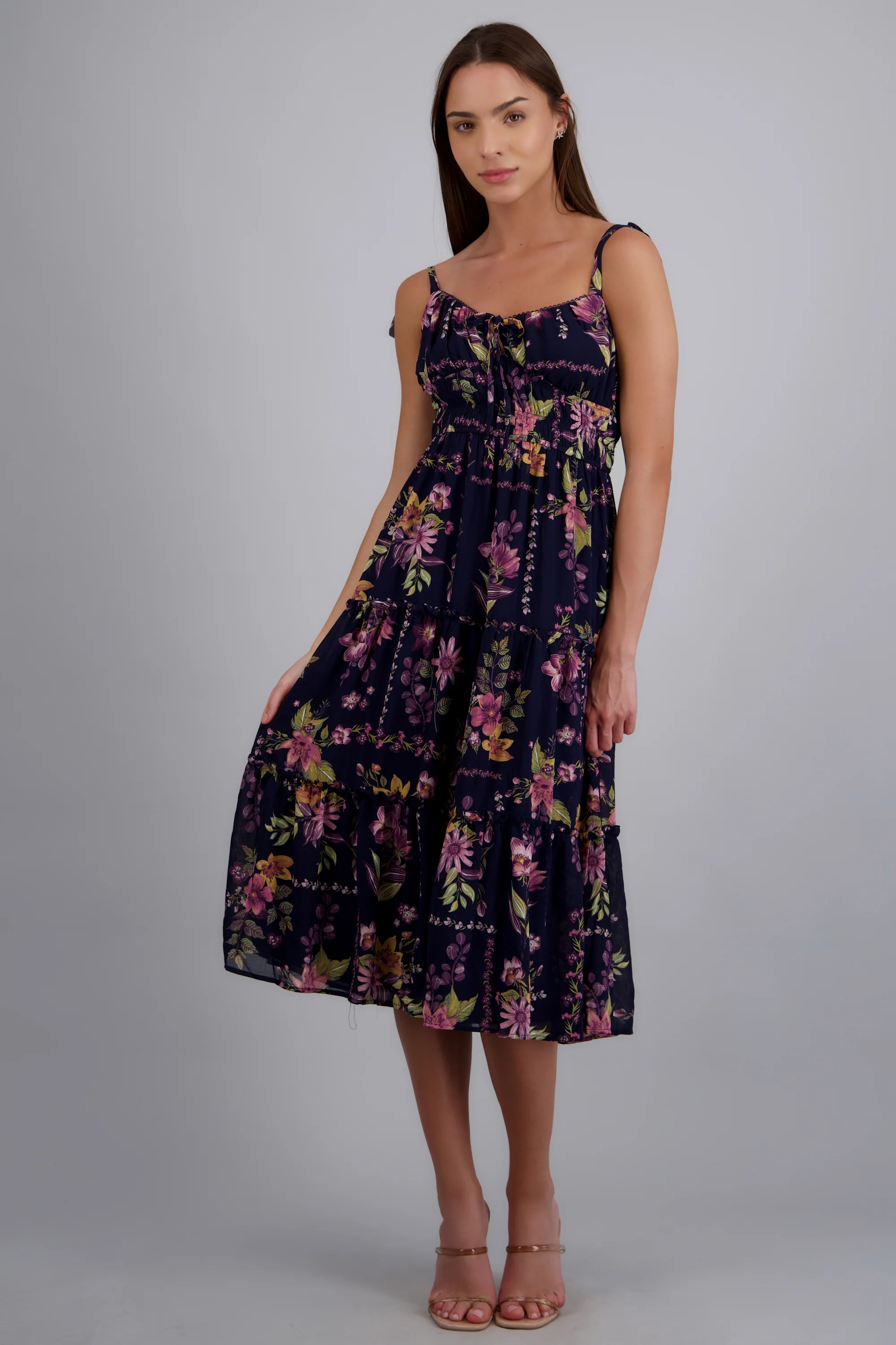 Vestido flores con tirantes