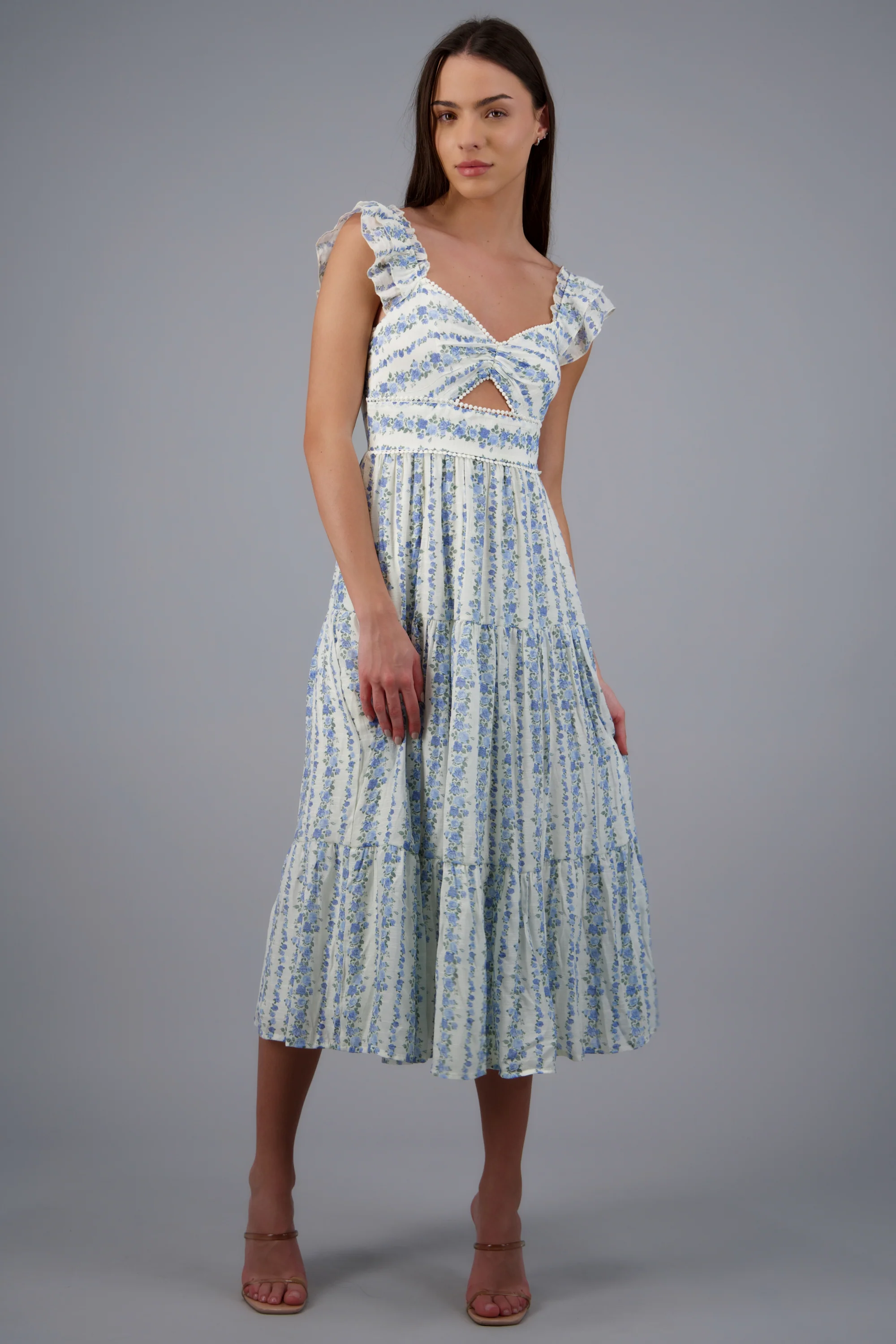 VESTIDO FLORES DET TIRANTES - Image 3