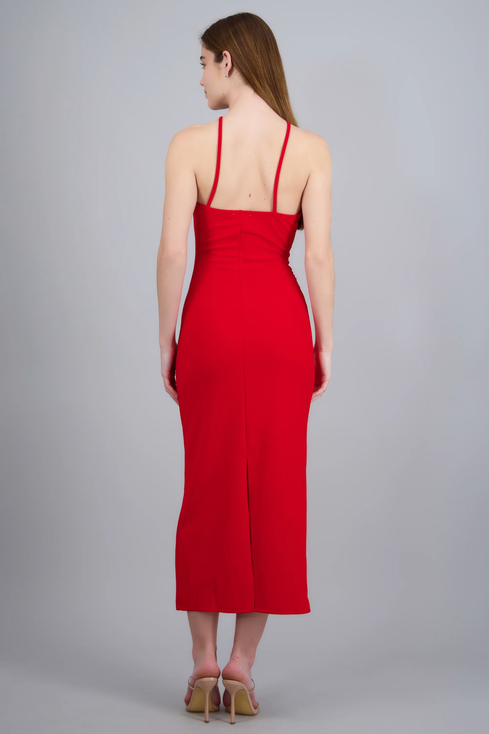 Vestido halter detalle flores - Image 4