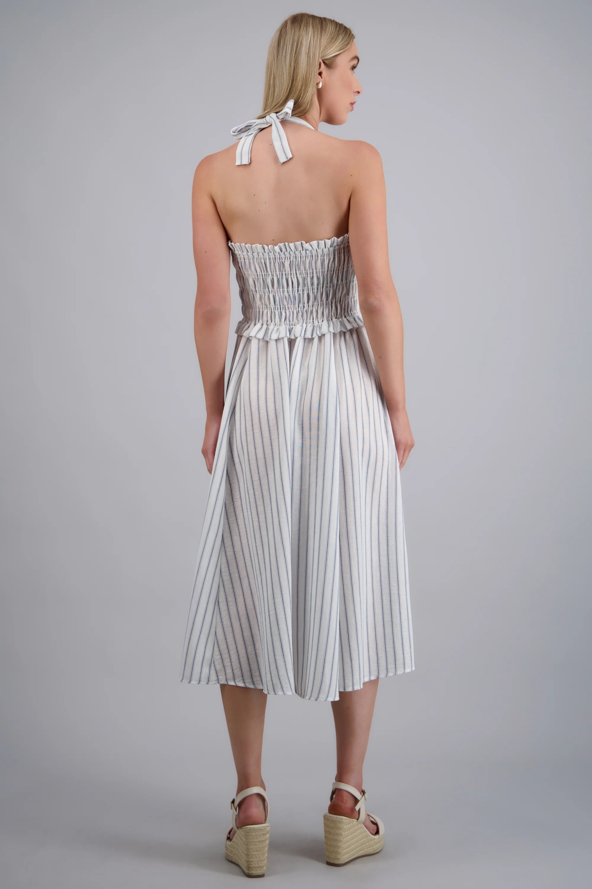 Vestido halter smock lineas - Image 4
