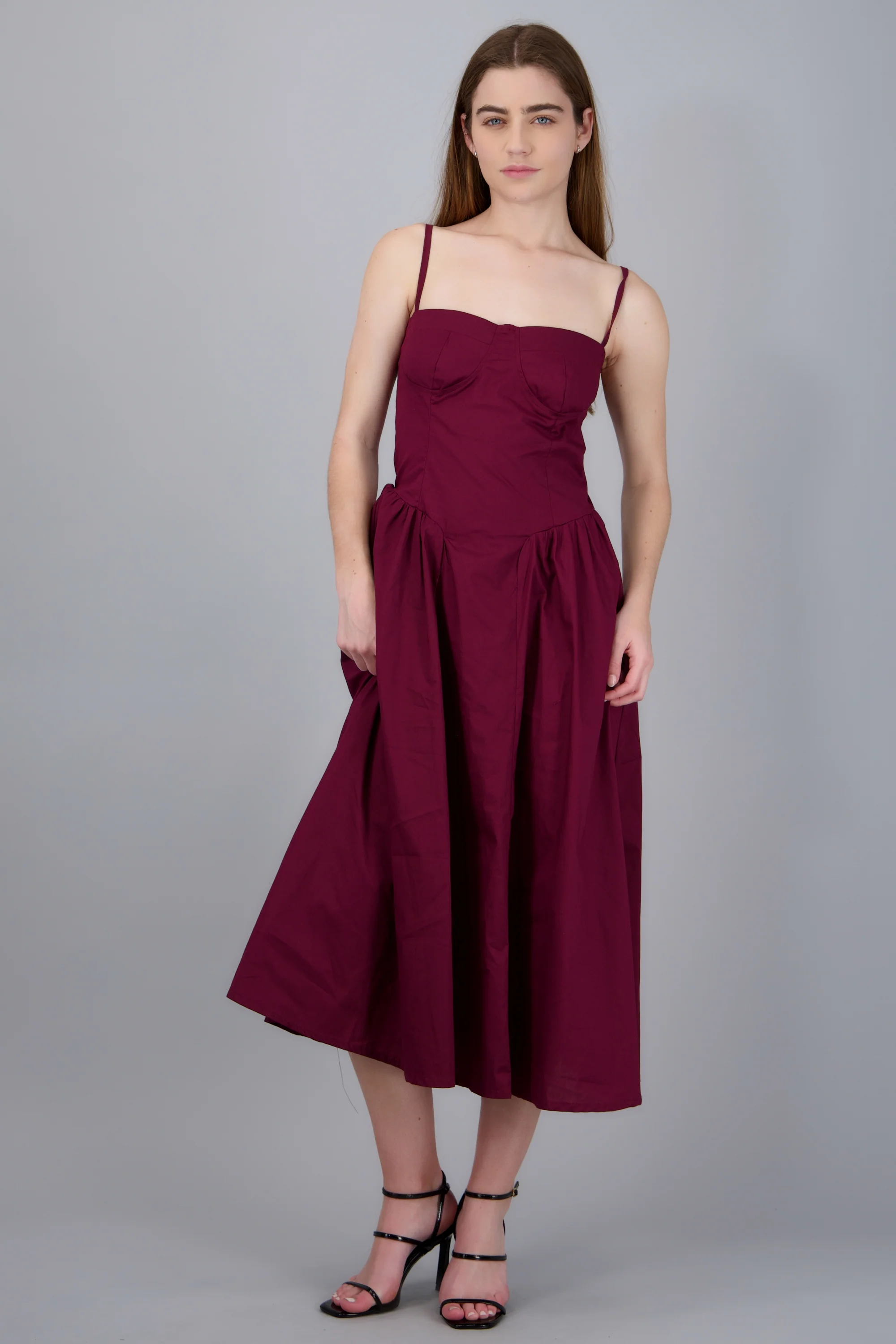Vestido largo tirantes