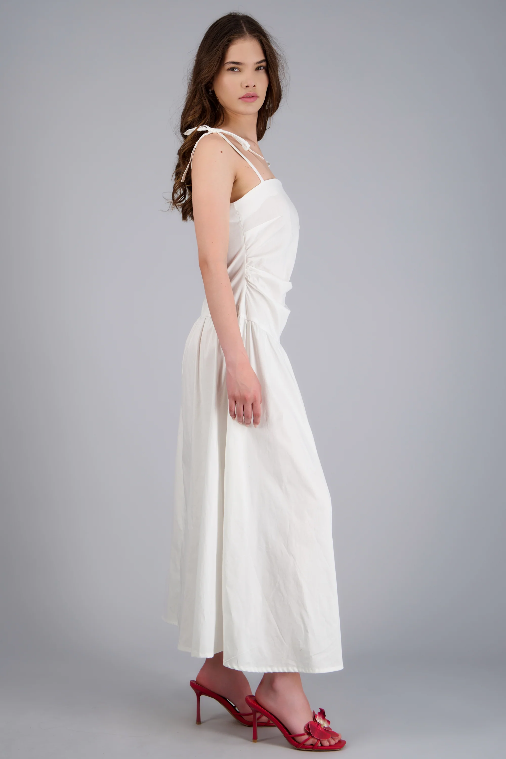 Vestido ligero efecto drapeado - Image 2