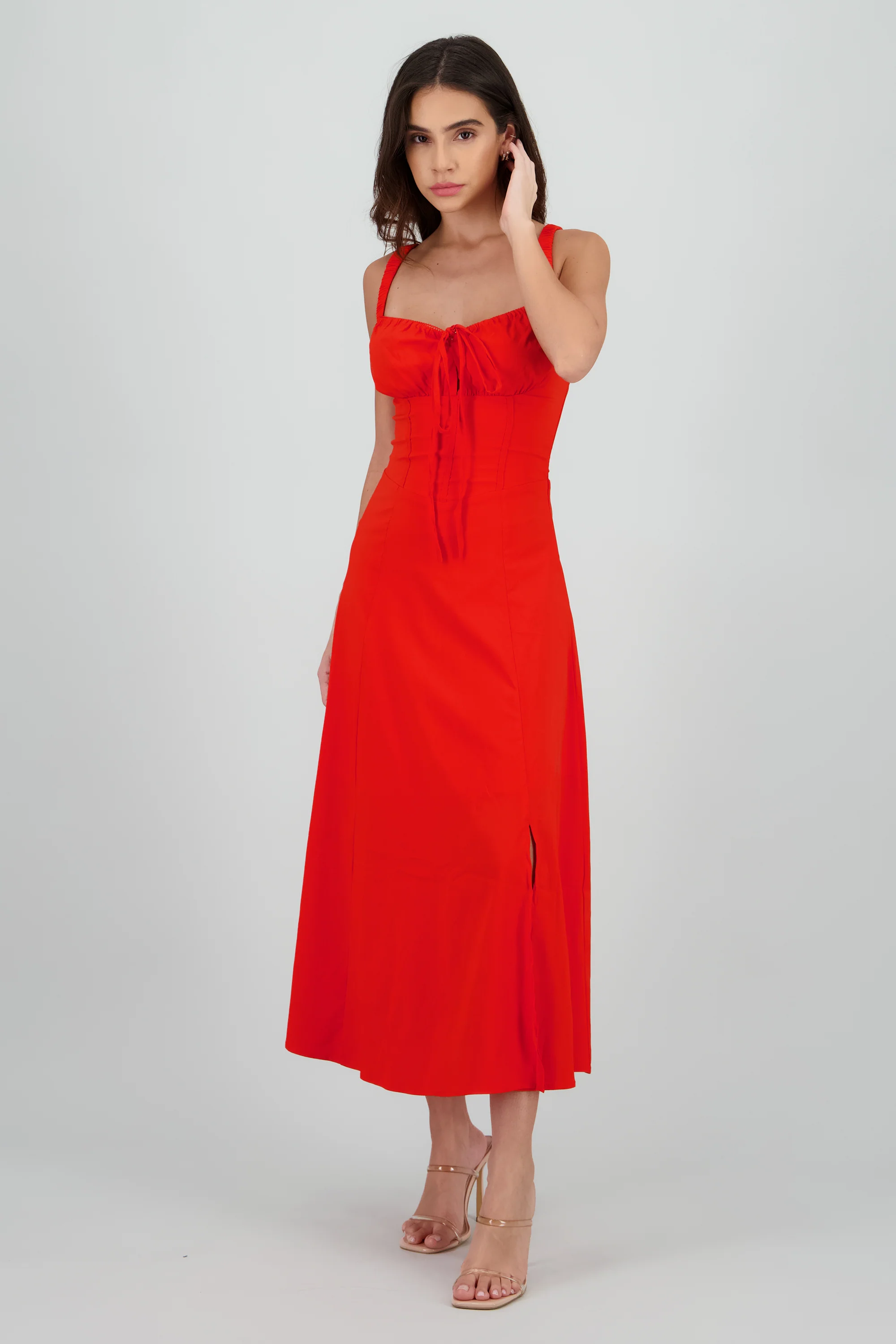 Vestido liso maxi - Image 2