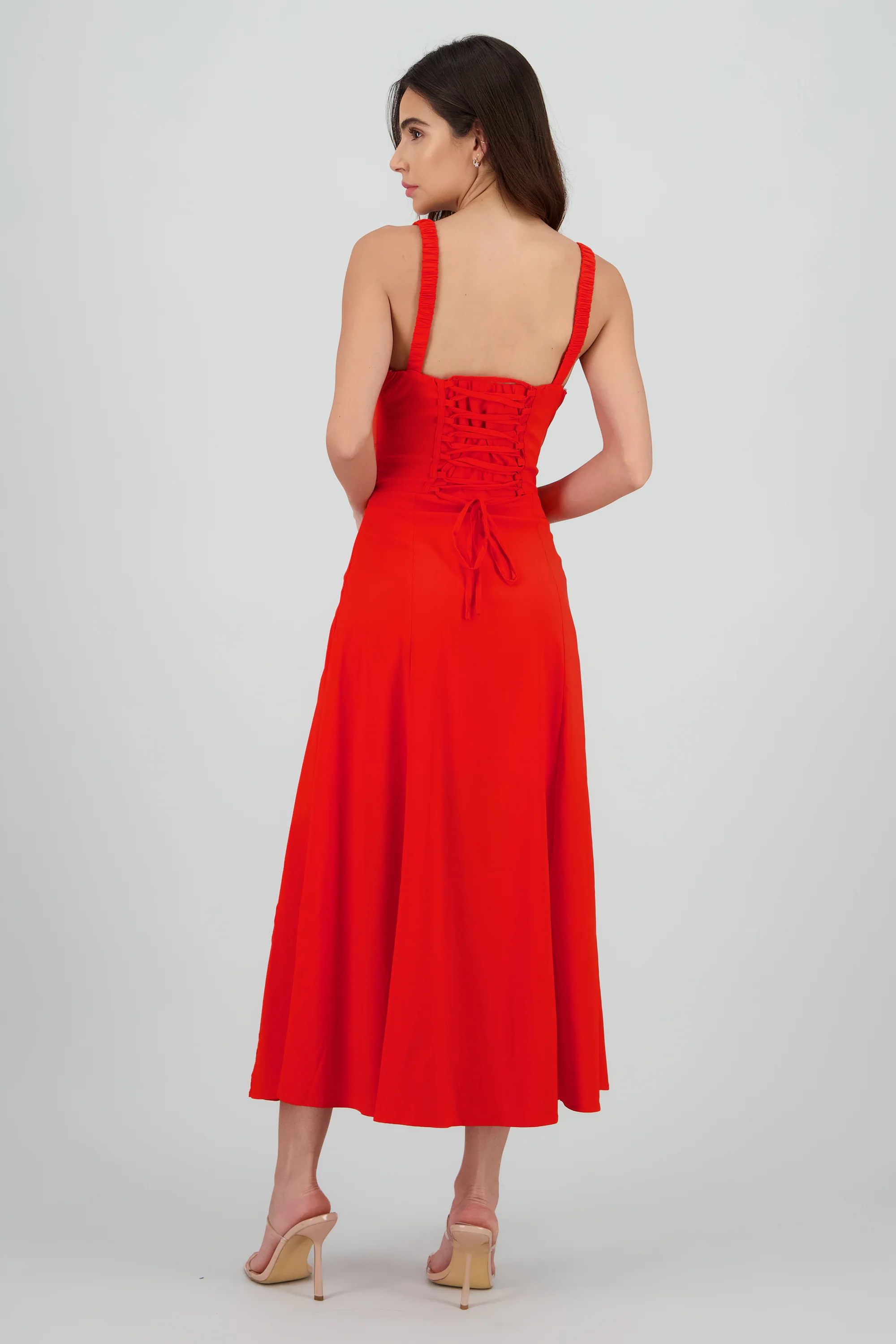 Vestido liso maxi - Image 4