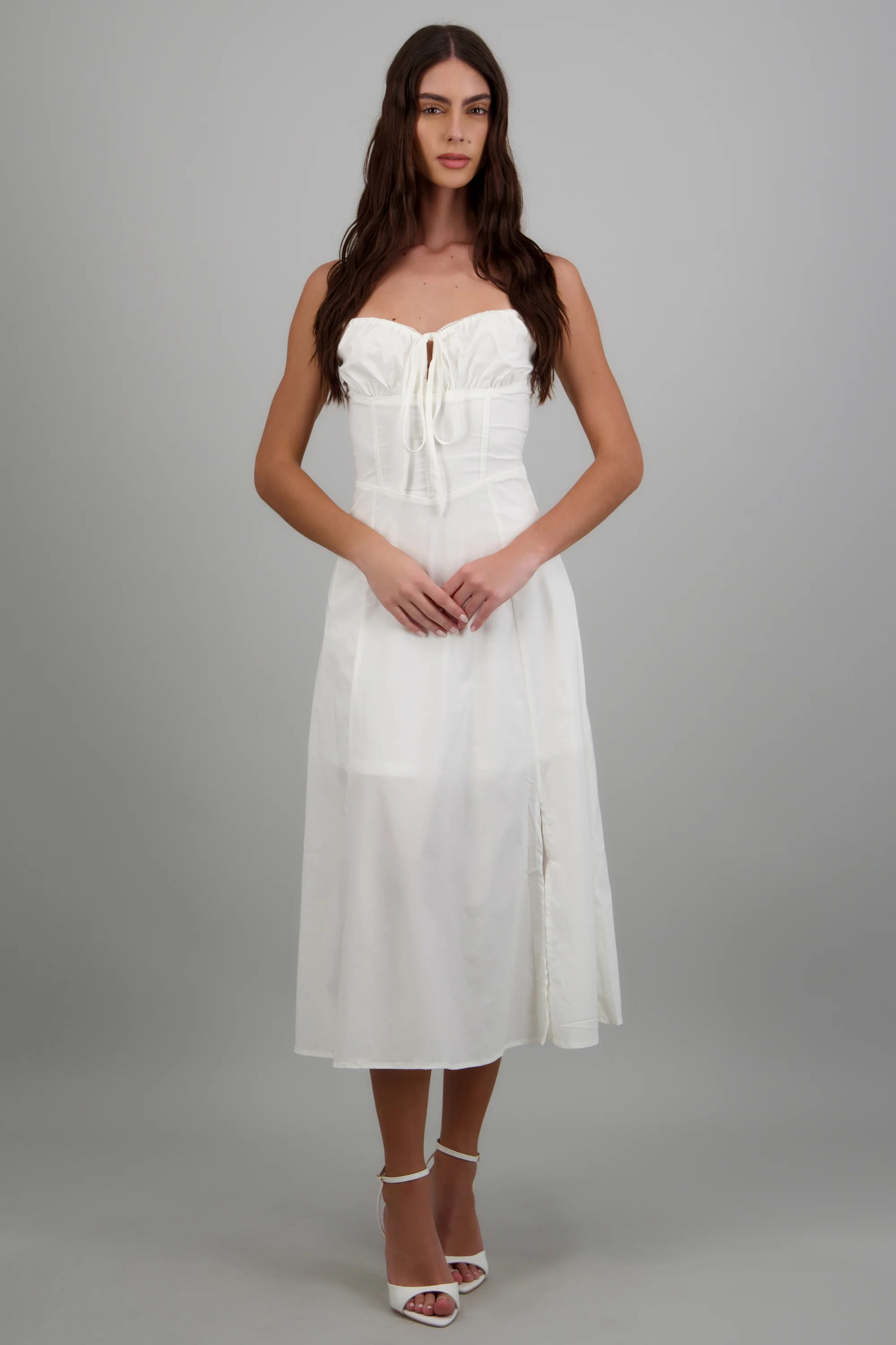 Vestido liso maxi - Image 3