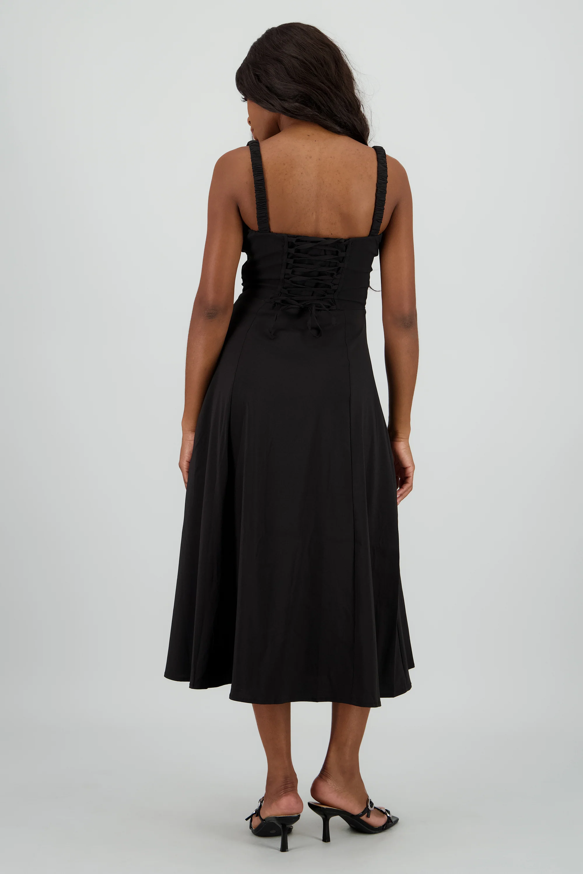 Vestido liso maxi - Image 4
