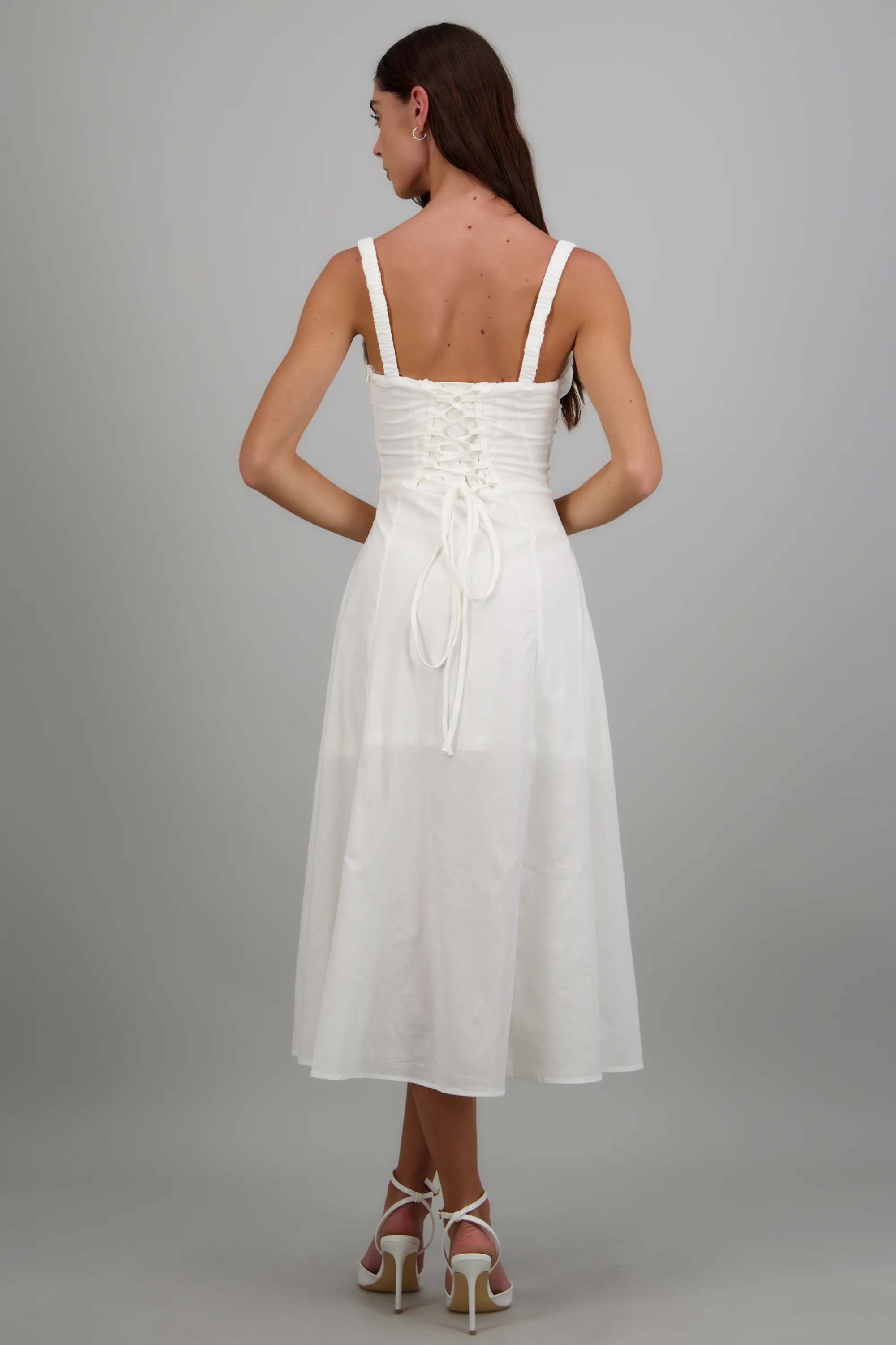 Vestido liso maxi - Image 4