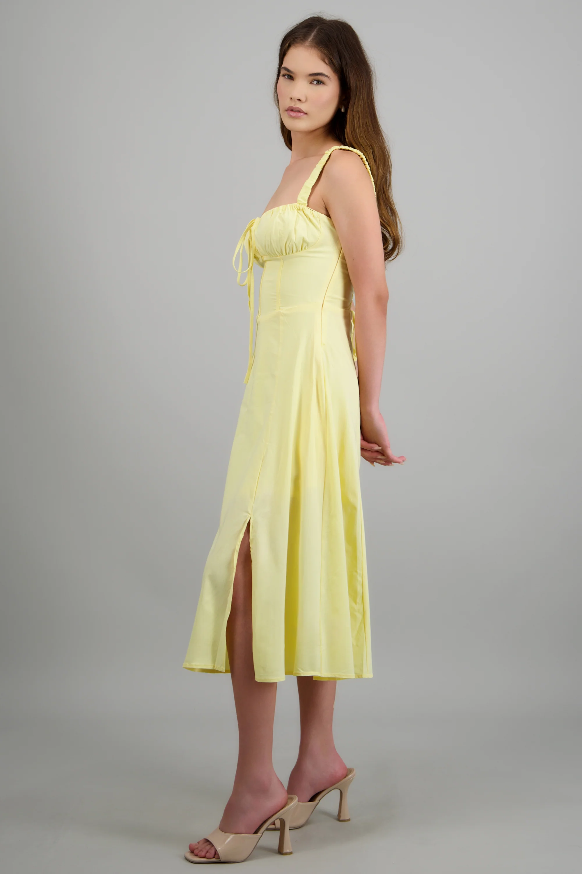 Vestido liso maxi - Image 5