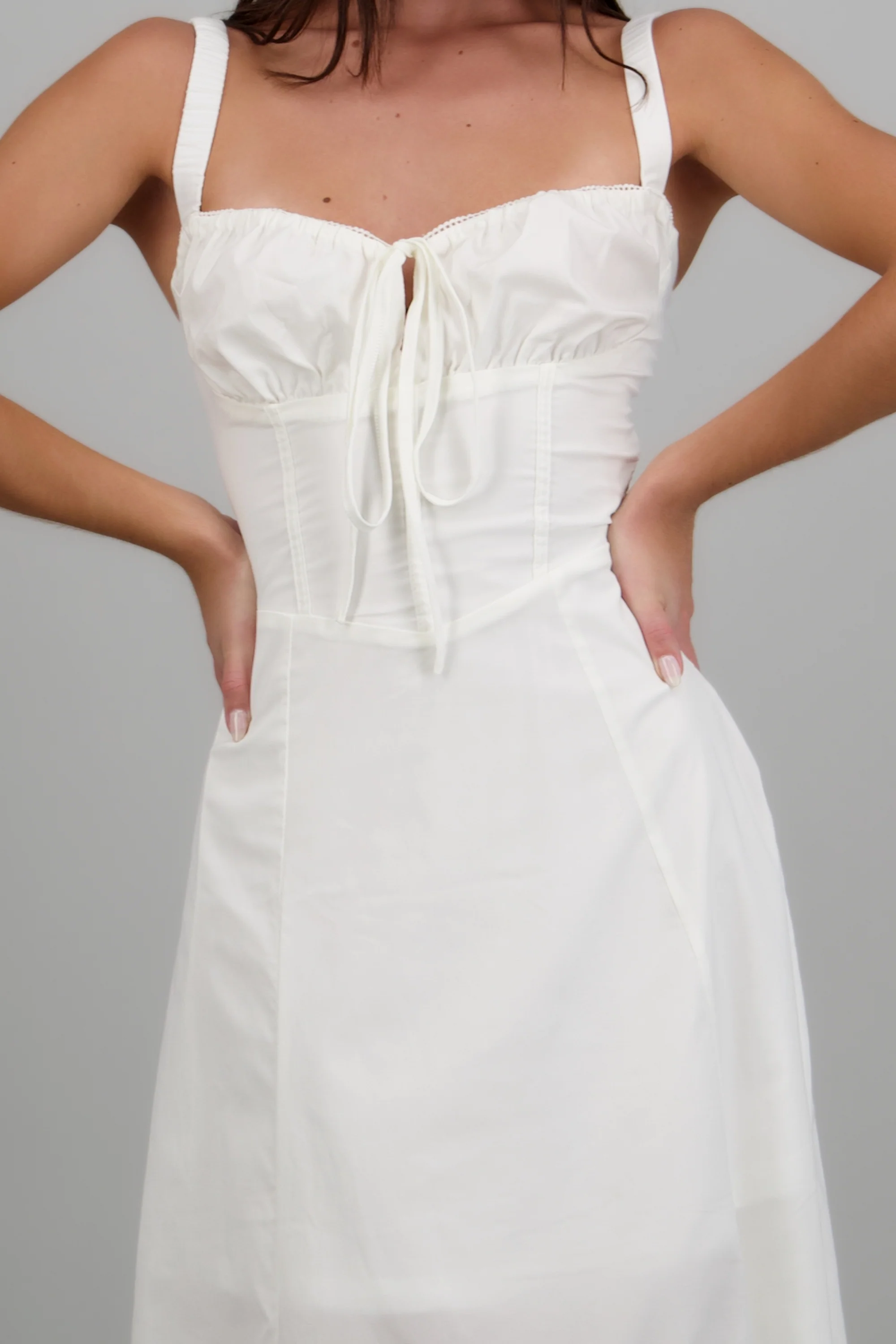 Vestido liso maxi - Image 5