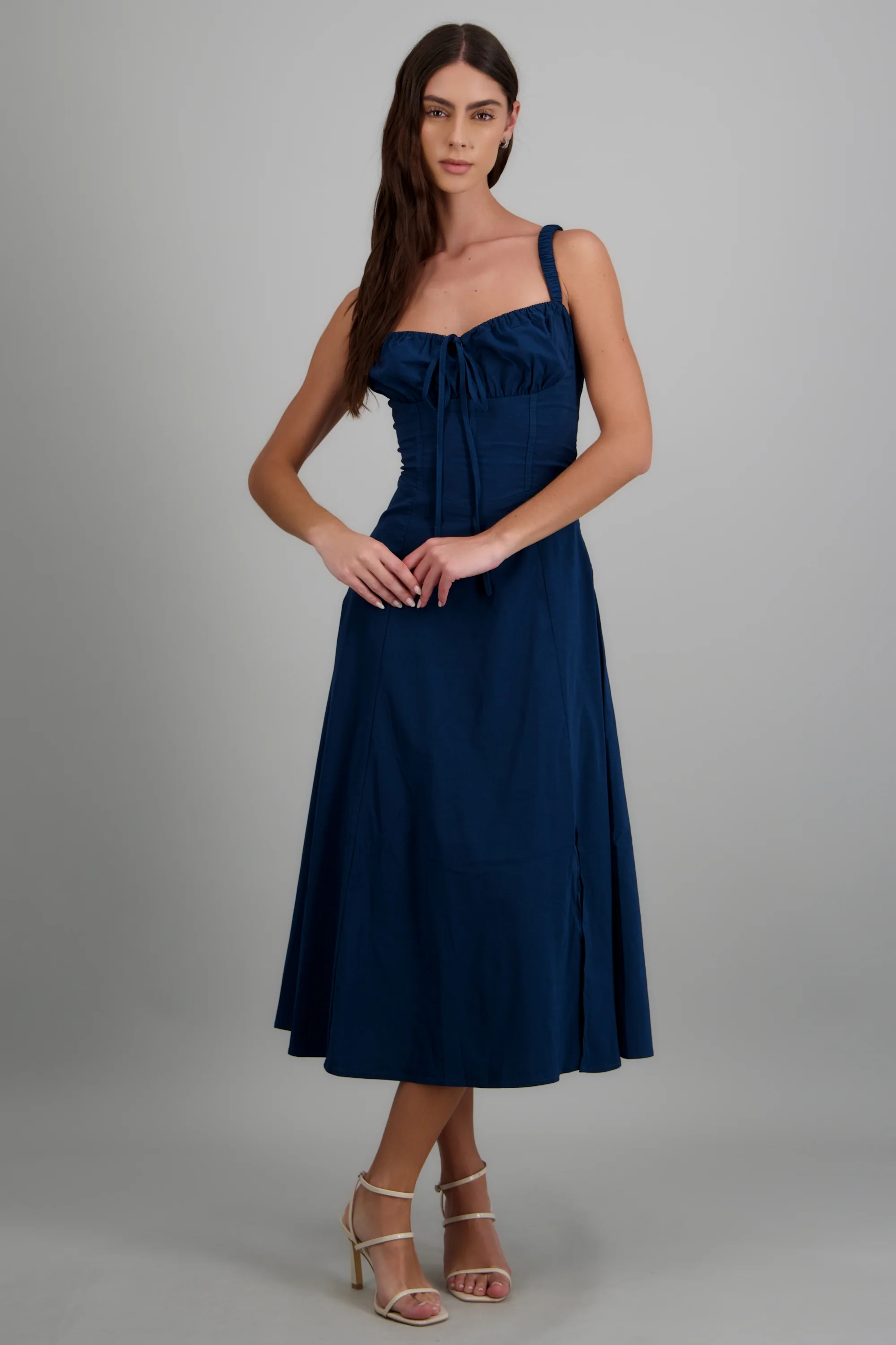 Vestido liso maxi - Image 3