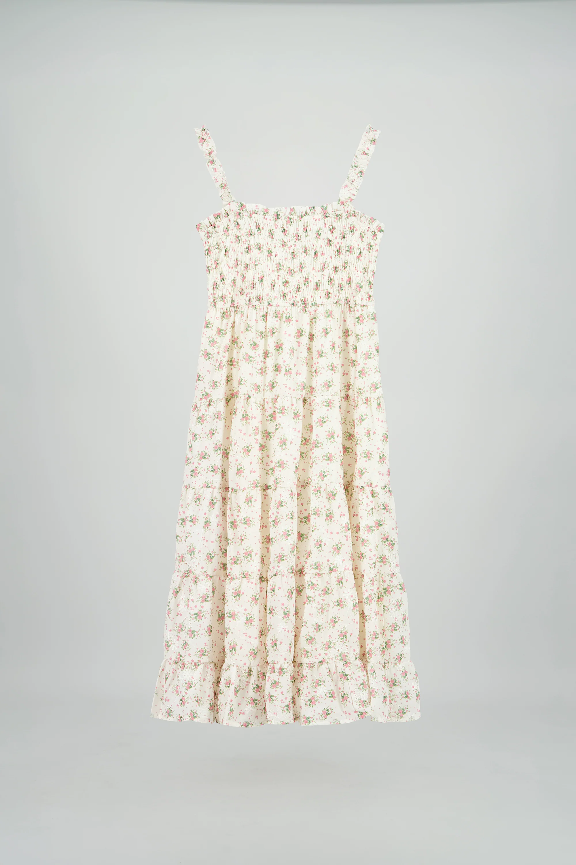 Vestido maxi bordado flores - Image 6