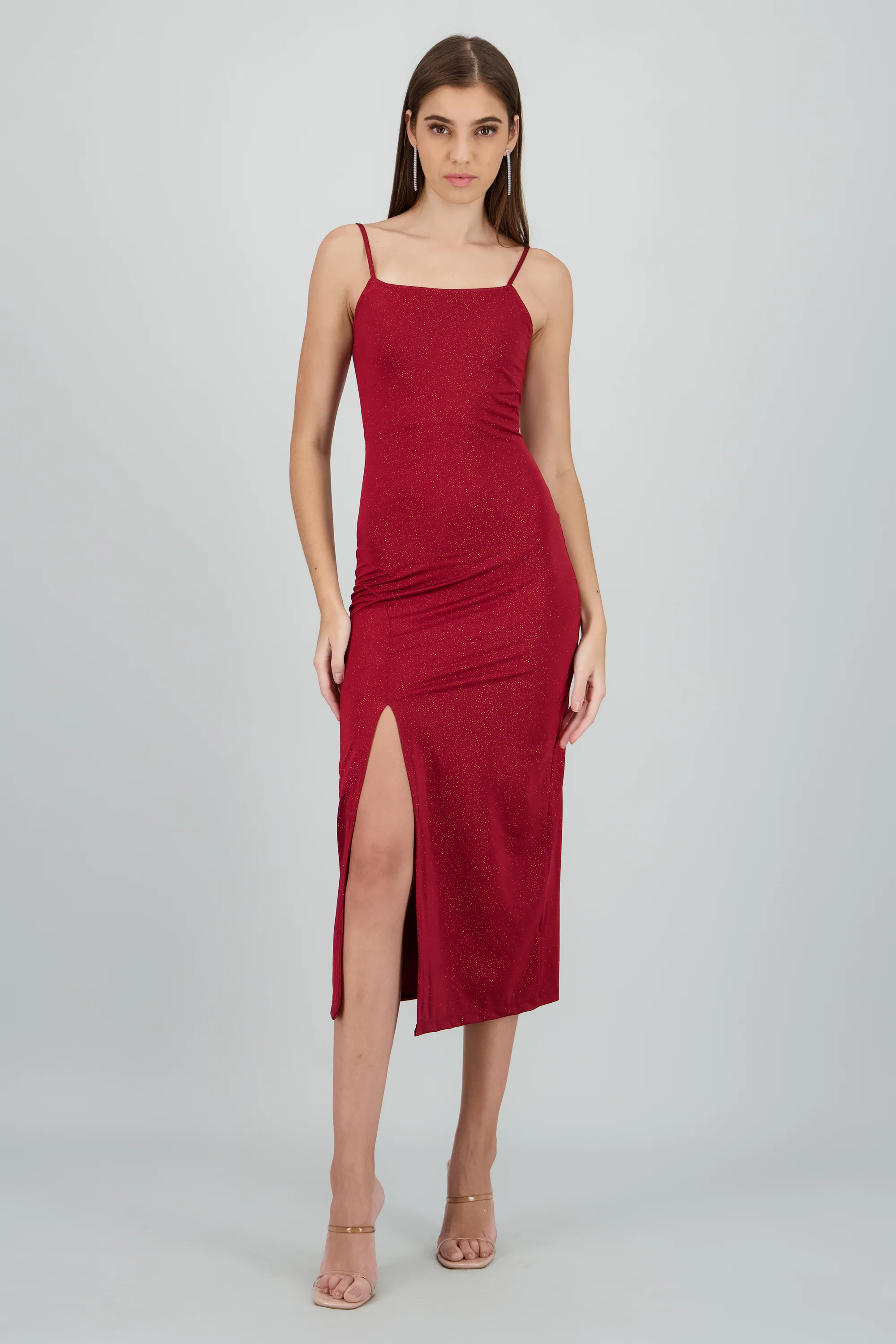 Vestido maxi brillos espalda abierta - Image 2