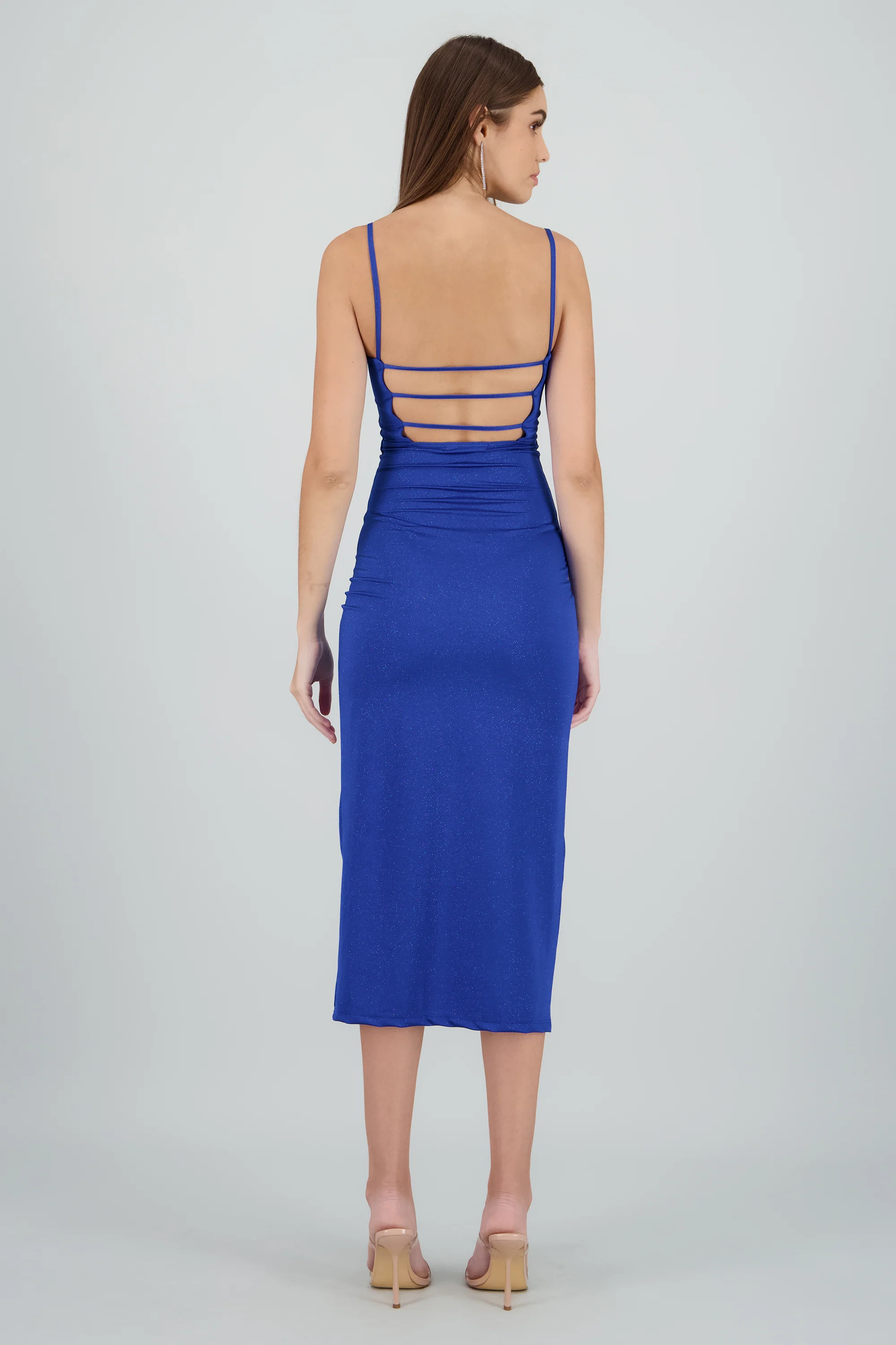 Vestido maxi brillos espalda abierta - Image 4