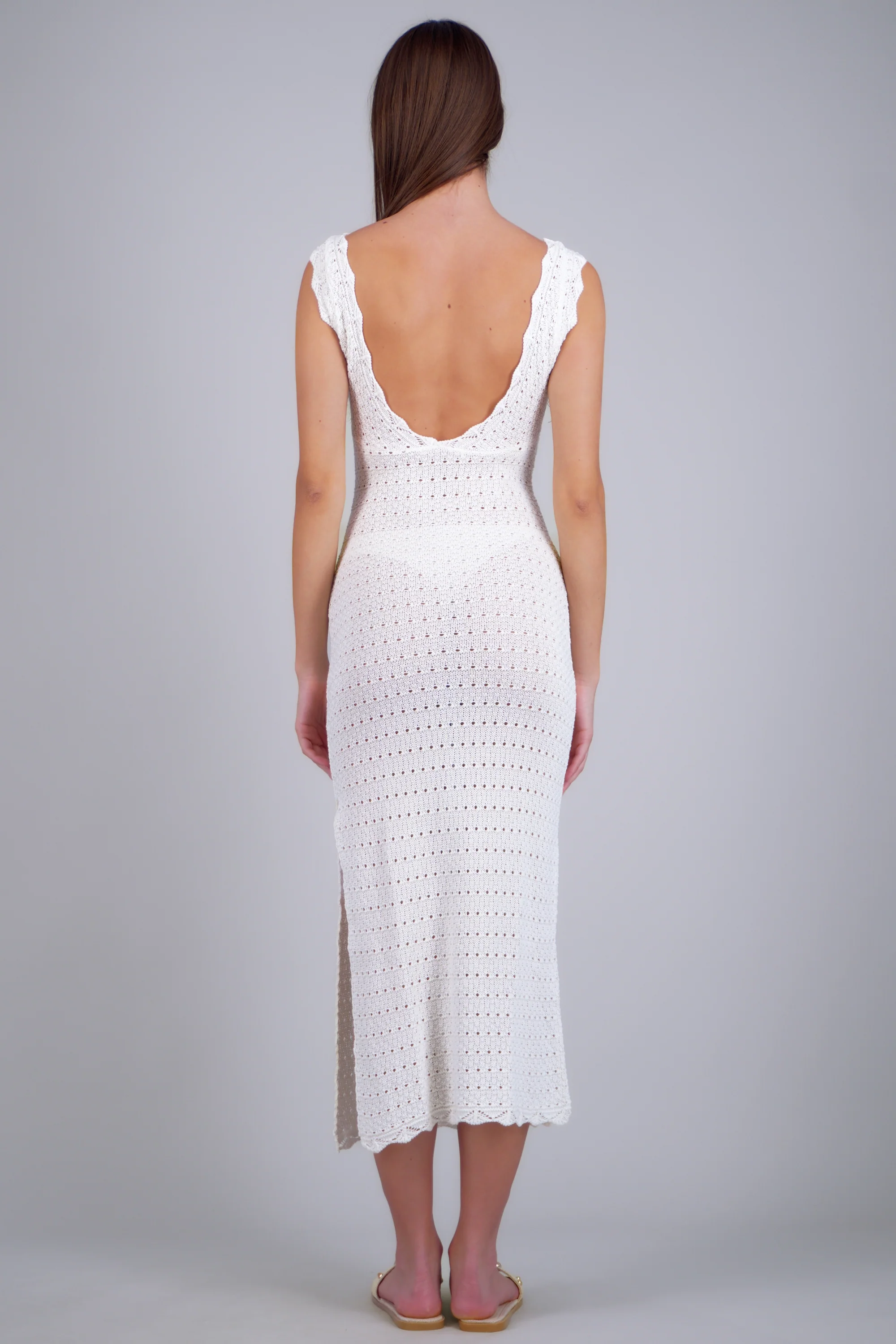 Vestido maxi calado detalle espalda - Image 4