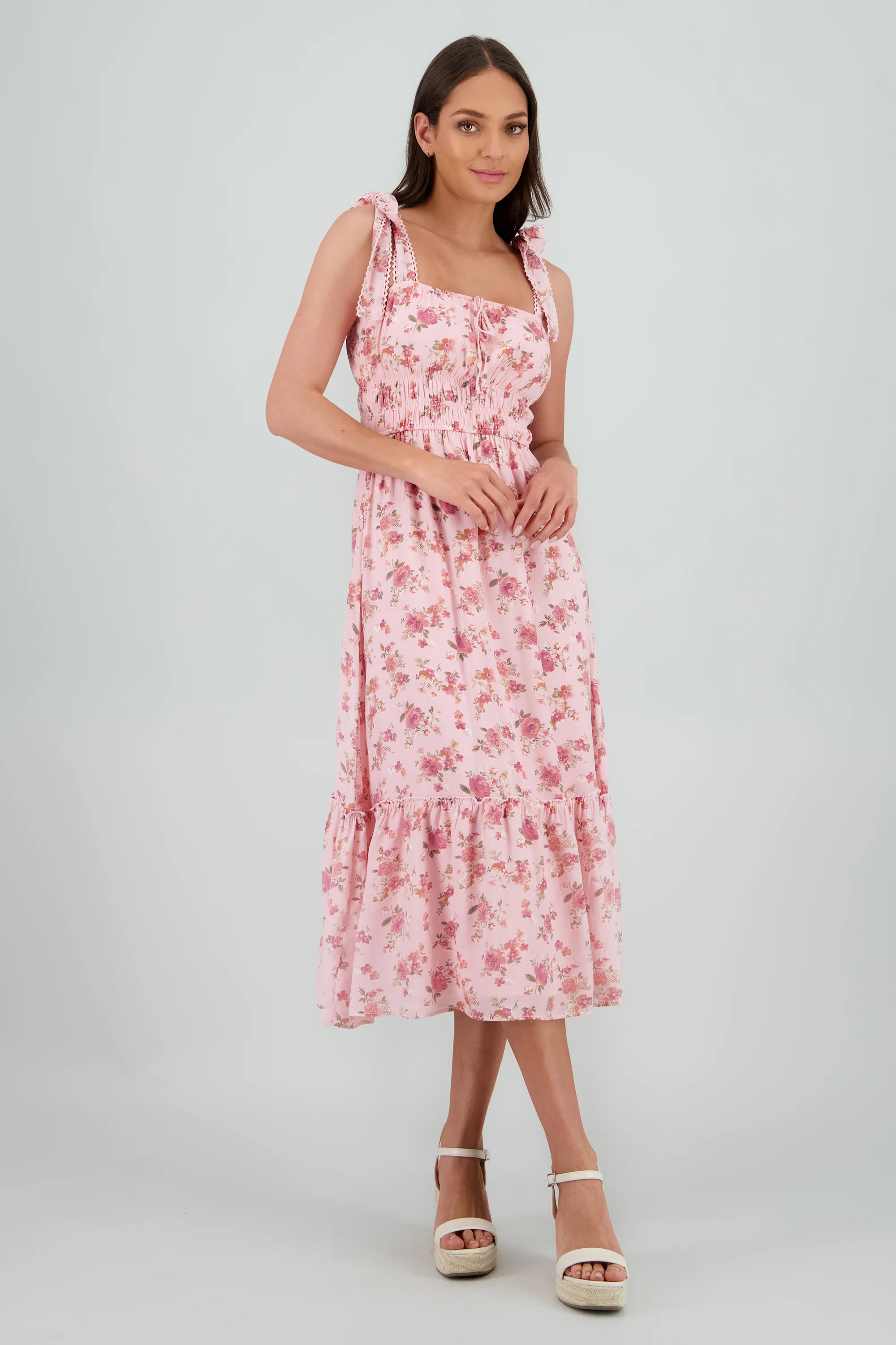 Vestido maxi cintura frunces - Image 2