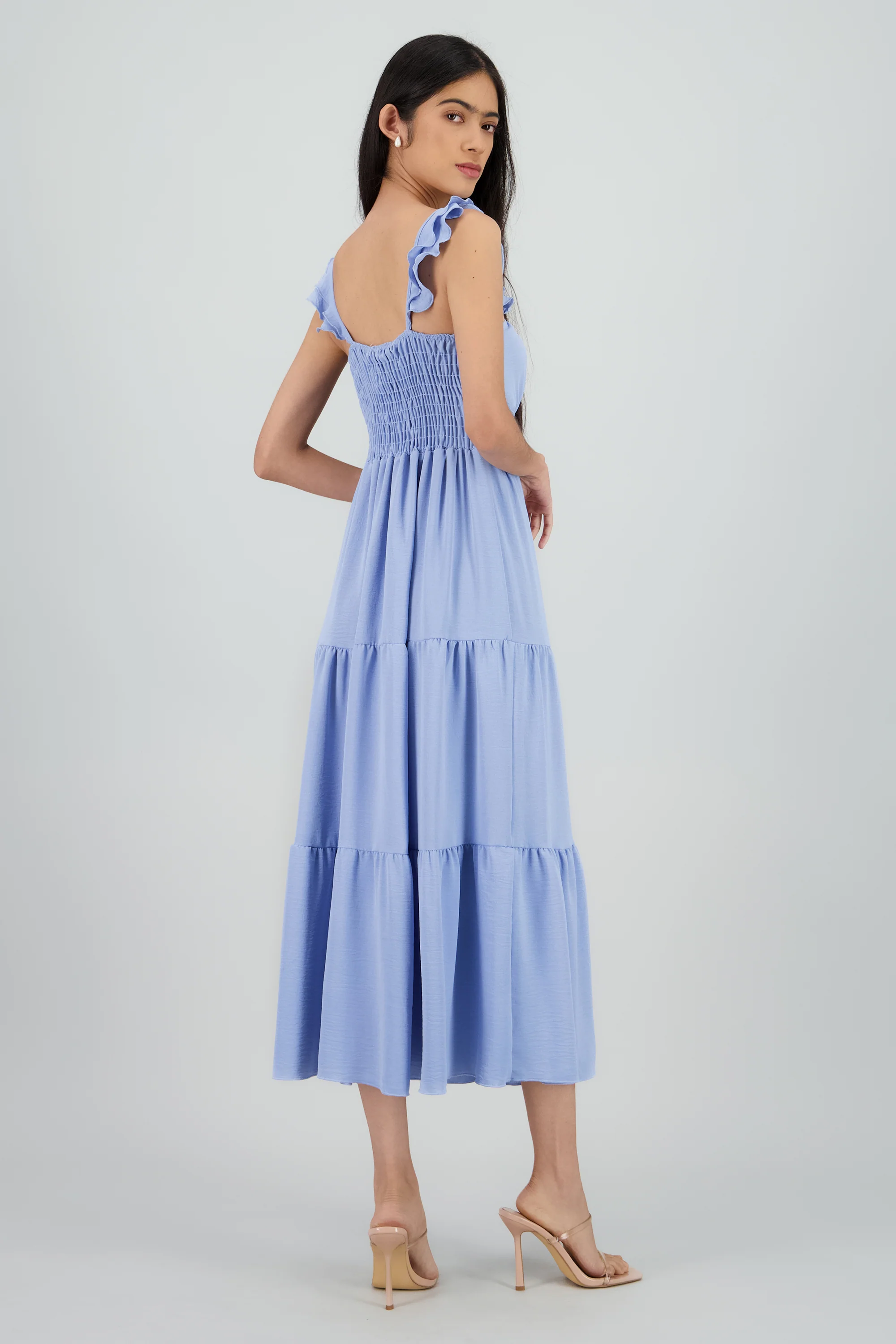 Vestido maxi con olanes - Image 4