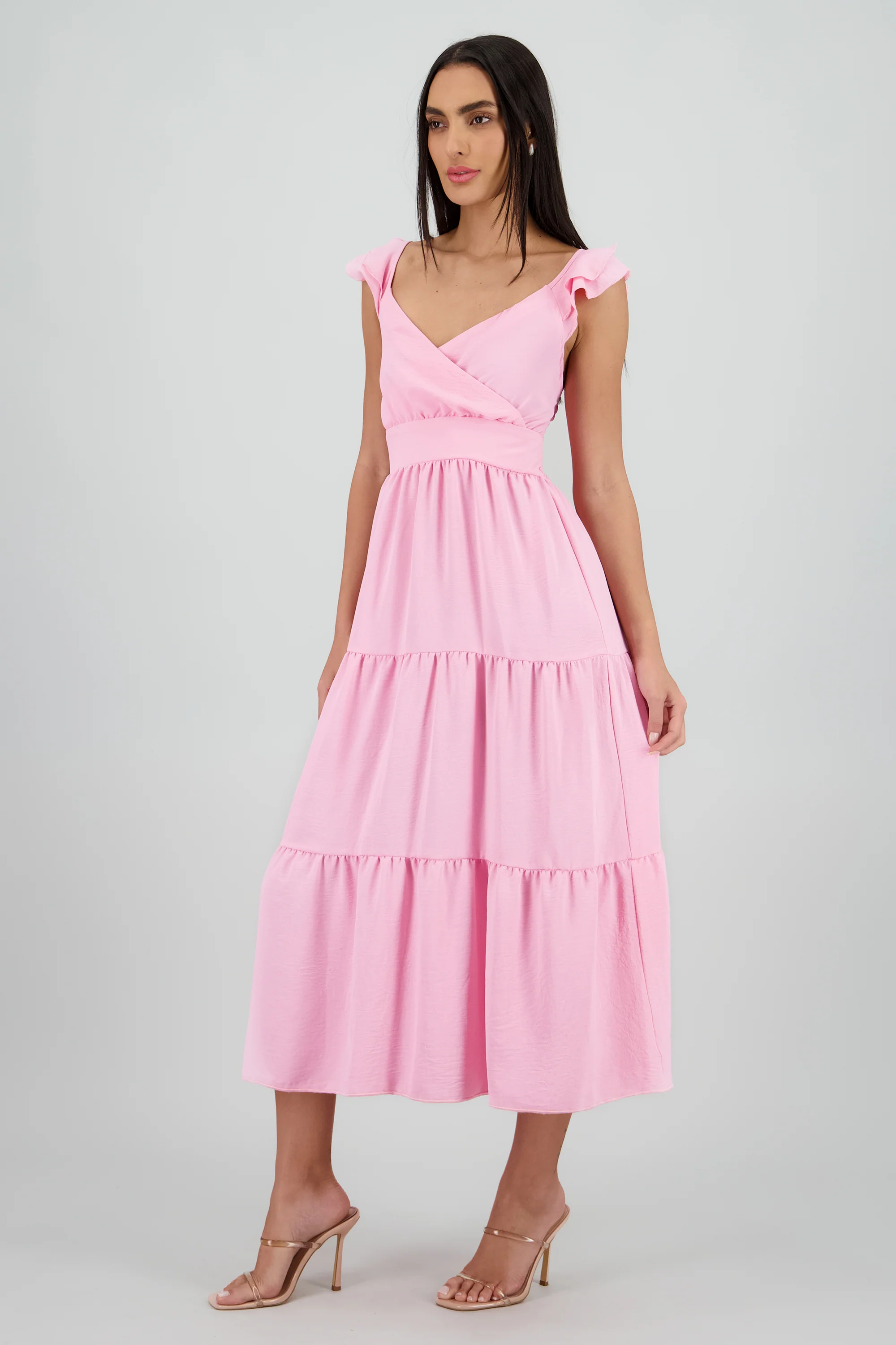 Vestido maxi con olanes - Image 3