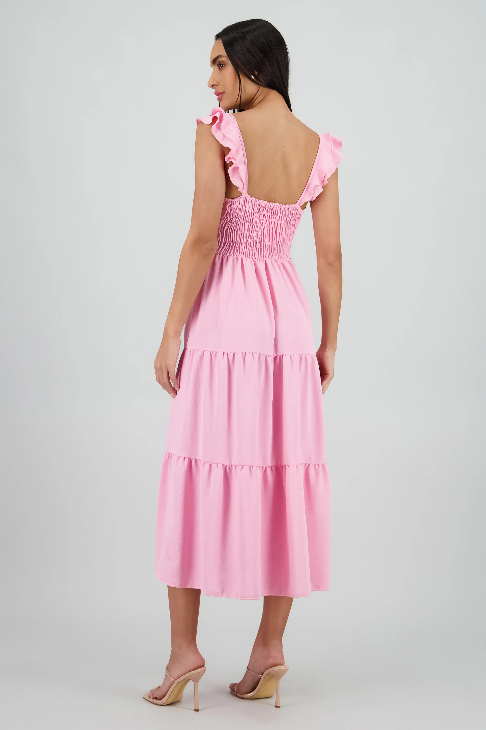 Vestido maxi con olanes - Image 4