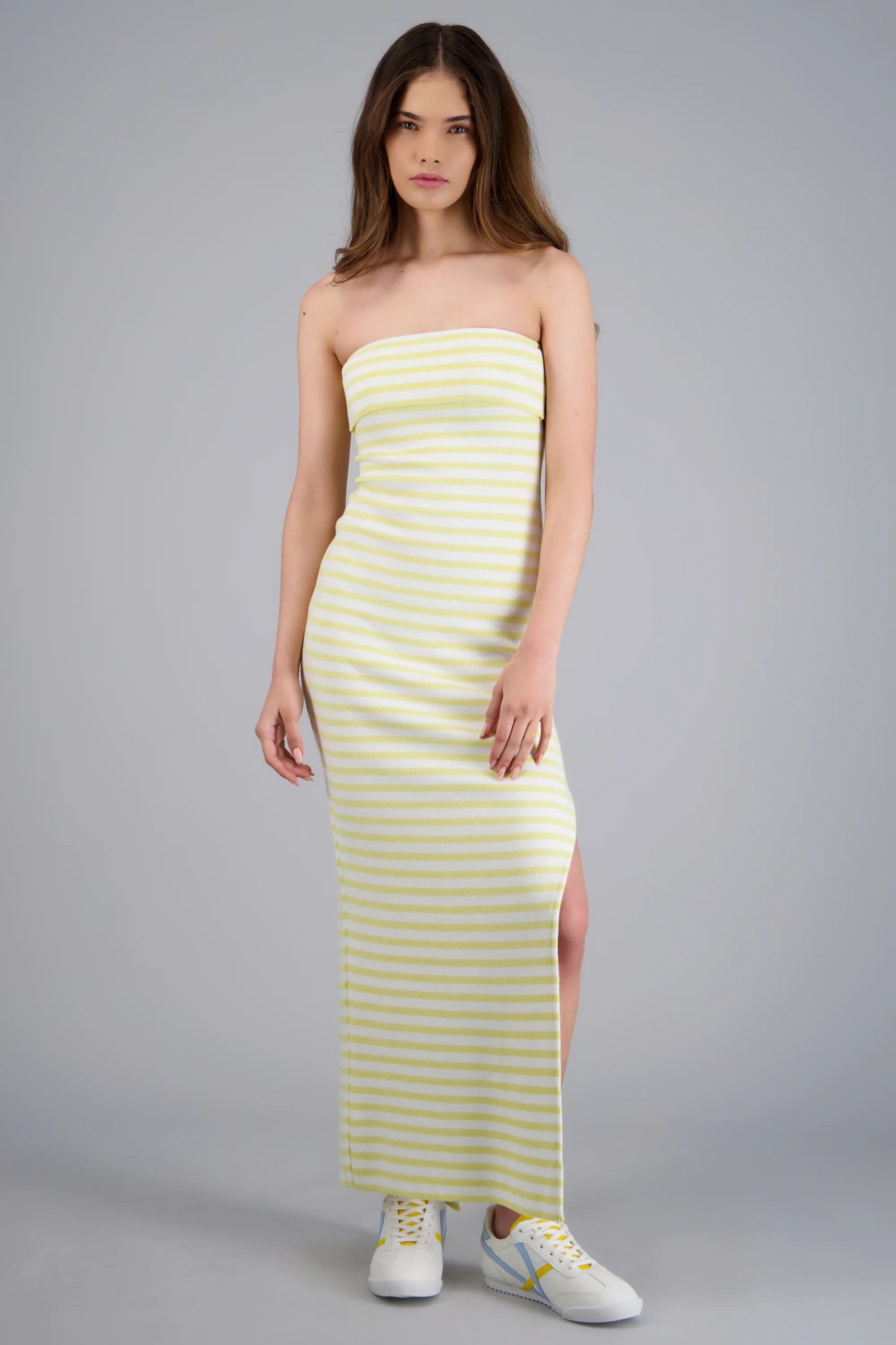 VESTIDO MAXI DET DOBLEZ KNI