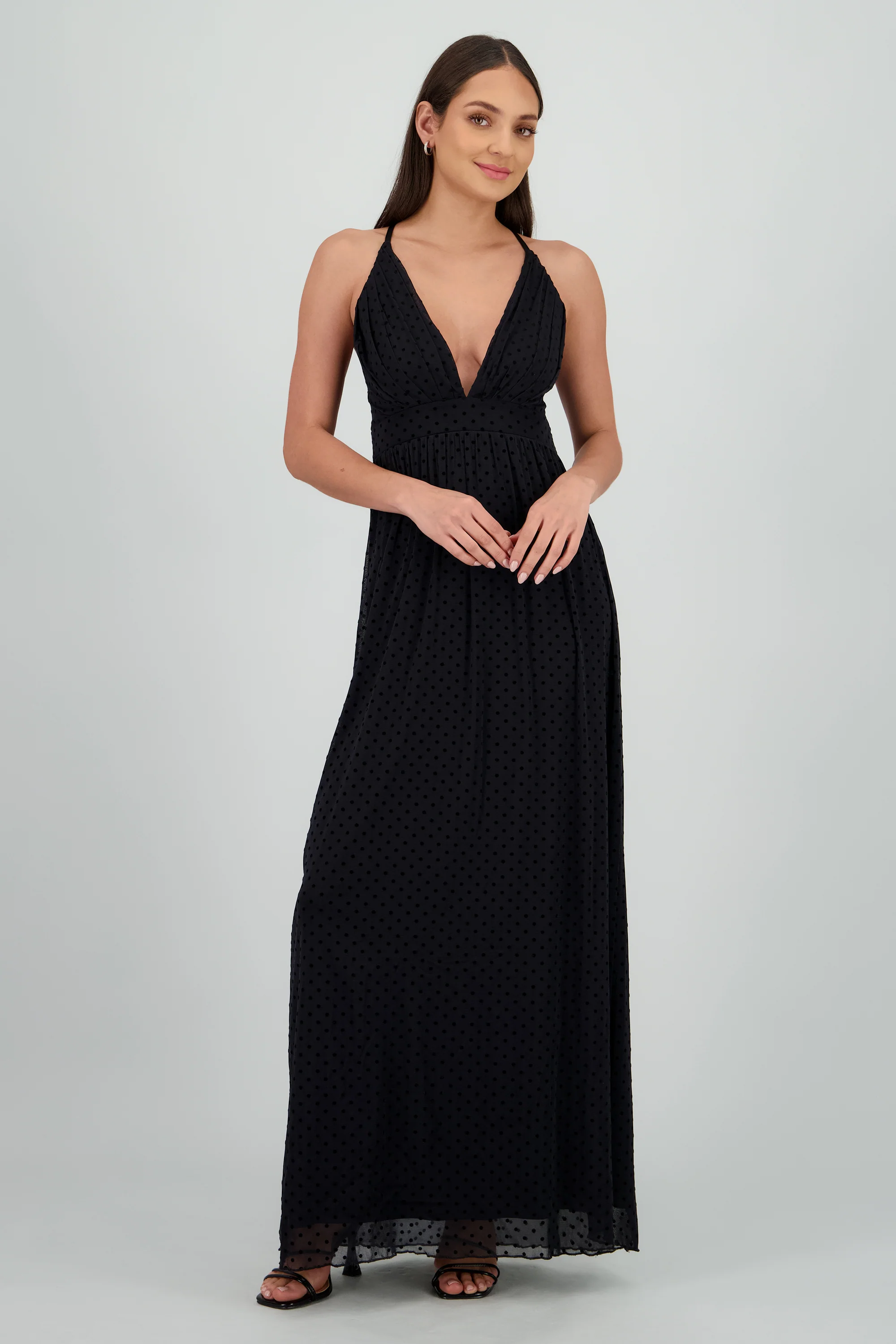 Vestido maxi detalle puntos - Image 2