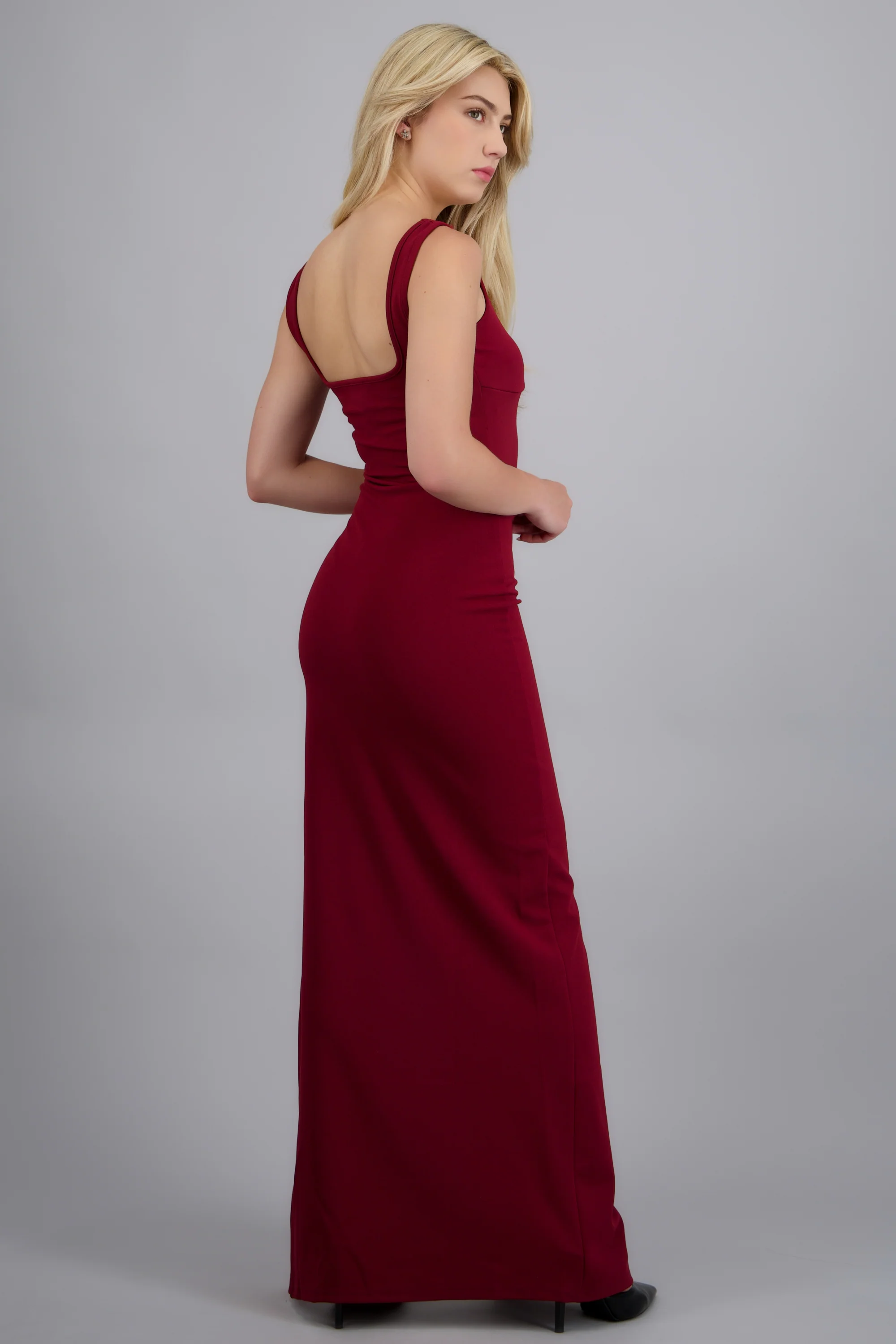 Vestido maxi detalle costado - Image 4