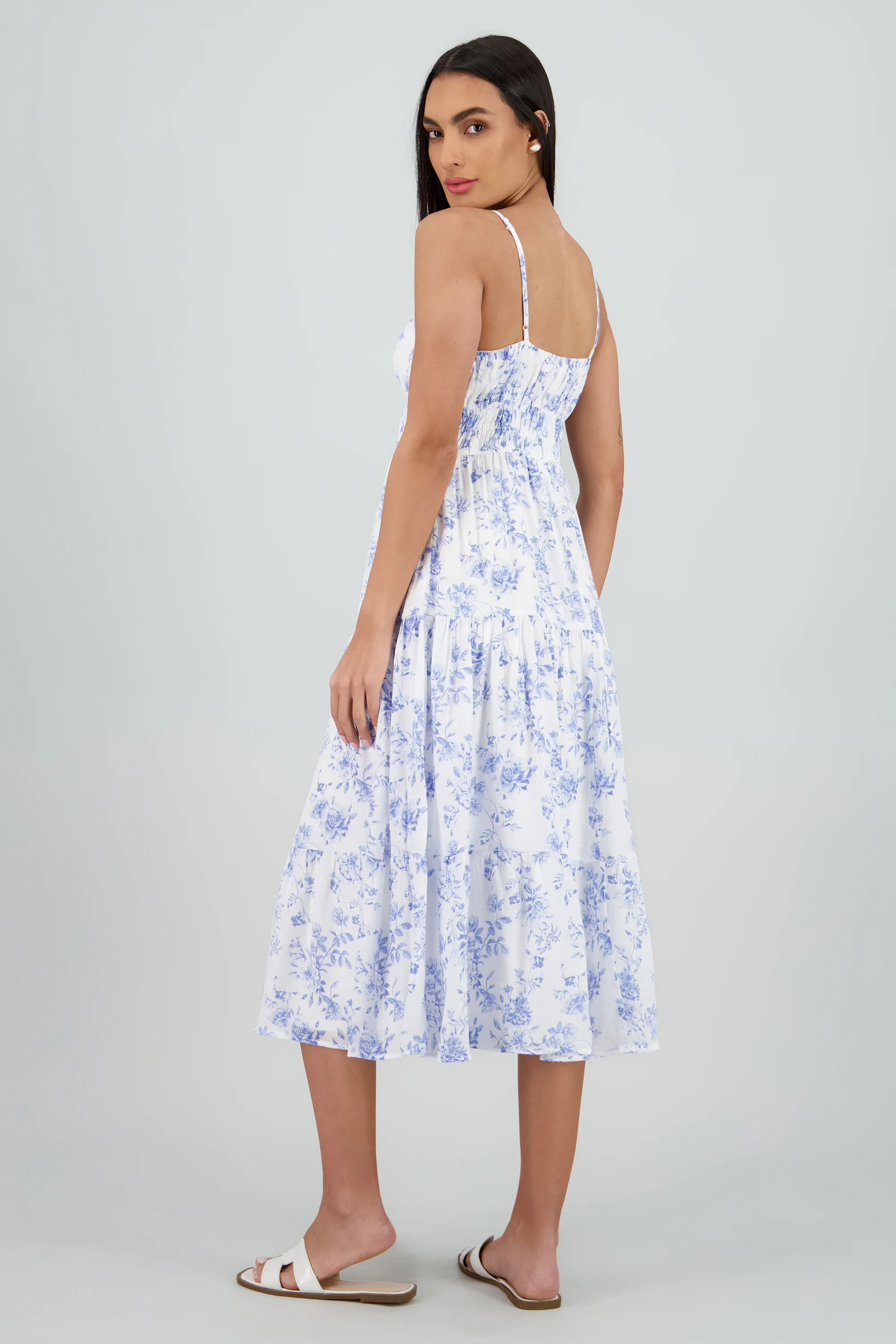 Vestido Maxi Detalle Floral - Image 4