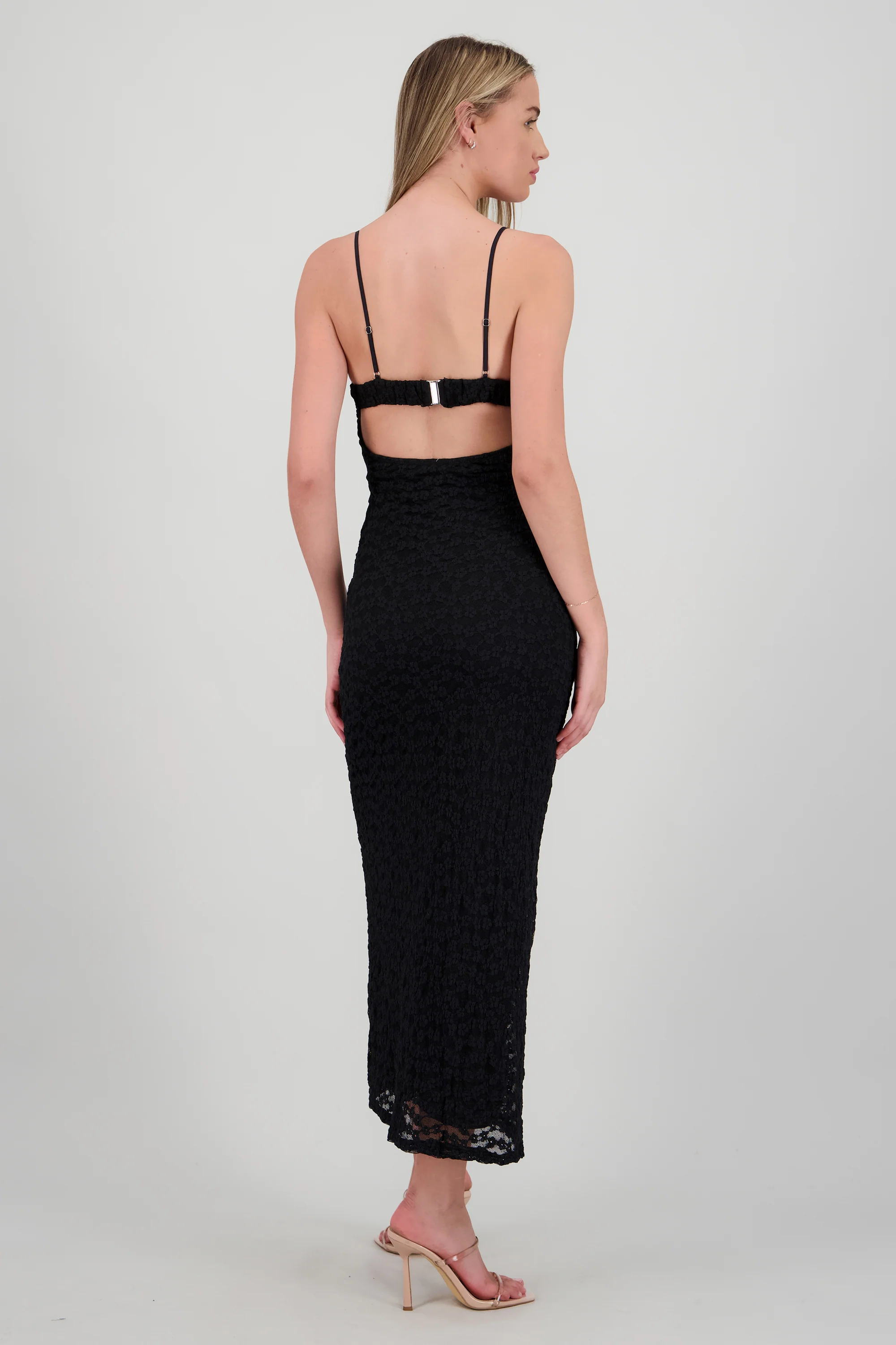 Vestido maxi encaje detalle espalda - Image 9
