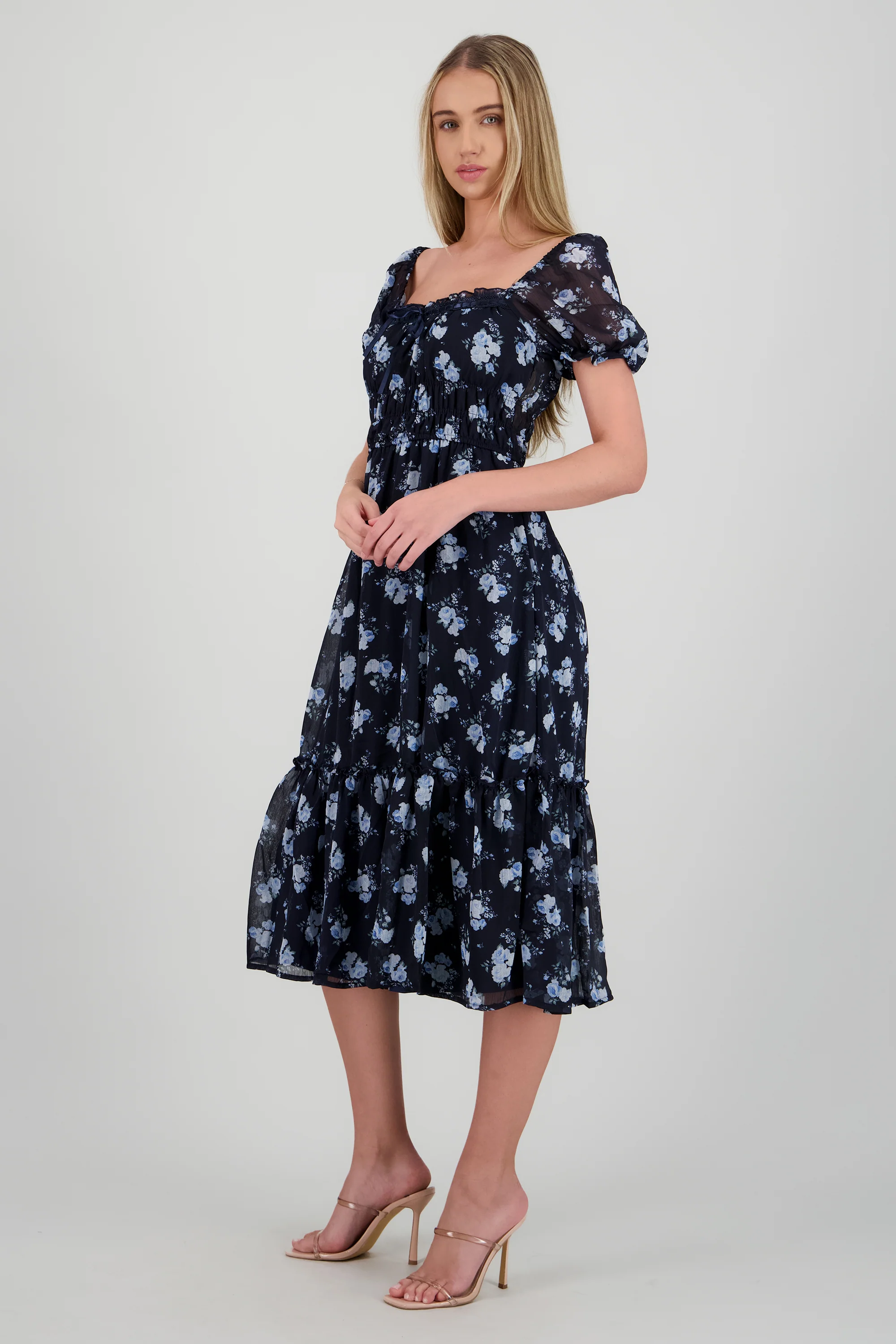 Vestido maxi escote cuadrado - Image 3
