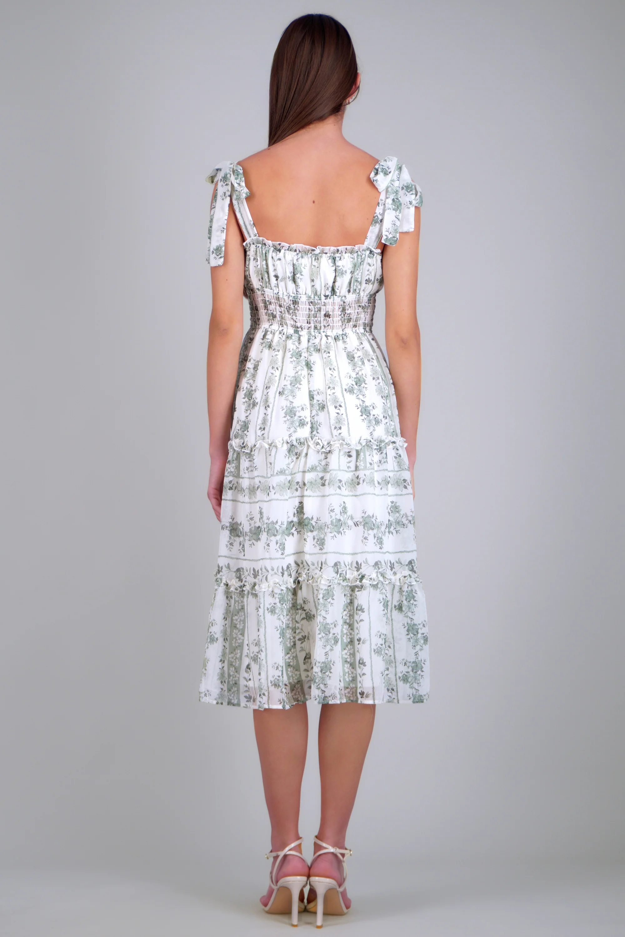 Vestido maxi estampado flores - Image 4